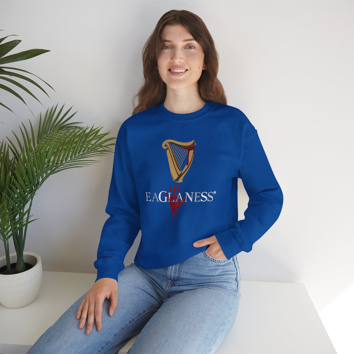 EAGLANESS Unisex Heavy Blend Crewneck Sweatshirt