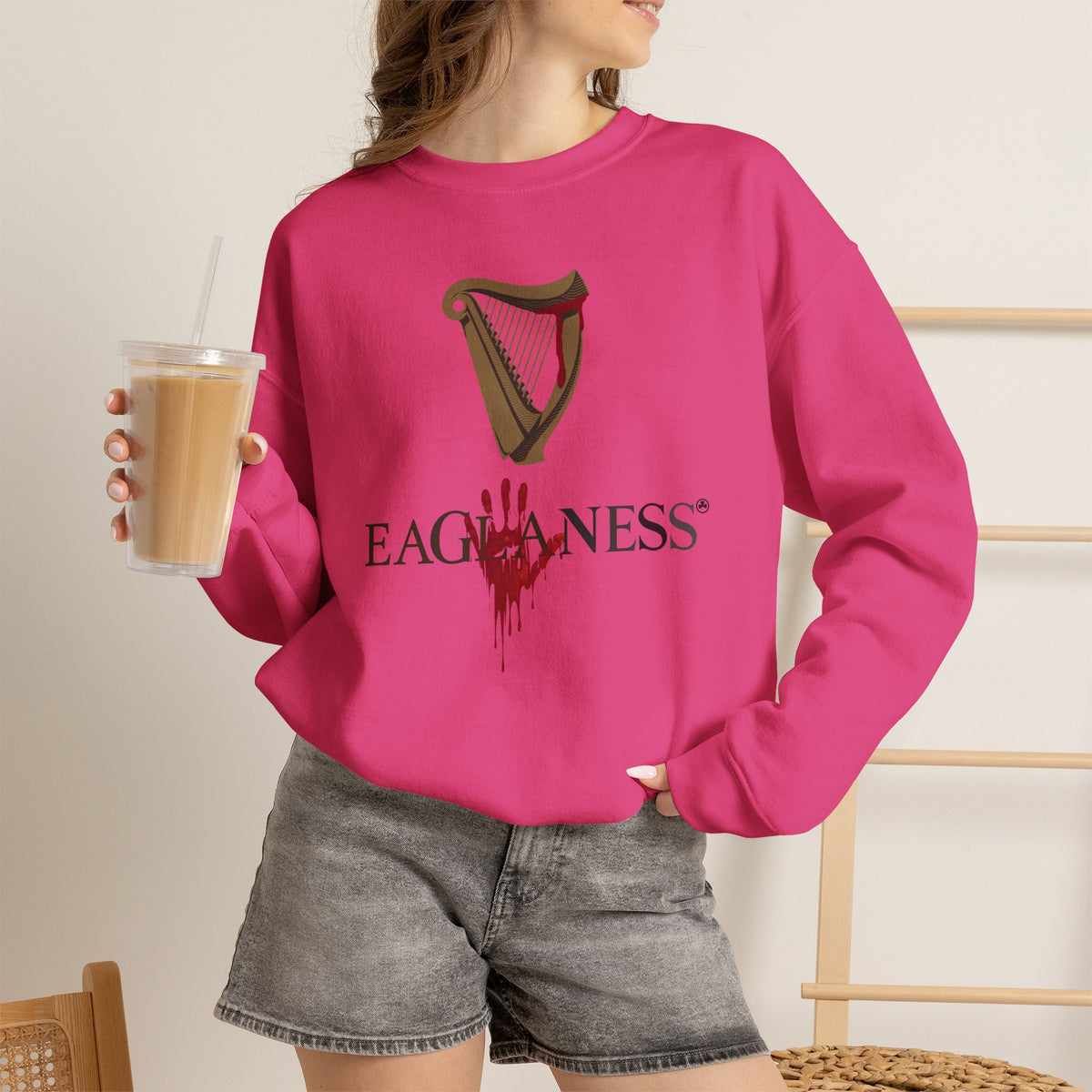 EAGLANESS Unisex Heavy Blend Crewneck Sweatshirt