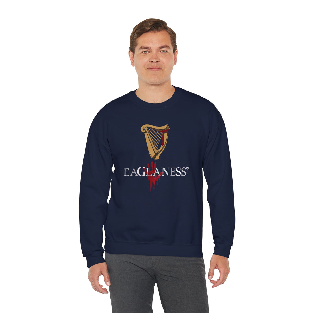 EAGLANESS Unisex Heavy Blend Crewneck Sweatshirt