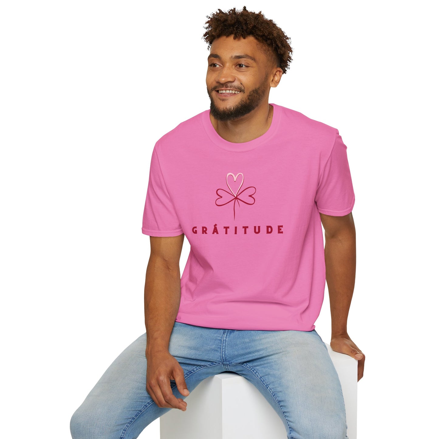 GRÁTITUDE V DAY Unisex Softstyle 100% Cotton T-Shirt