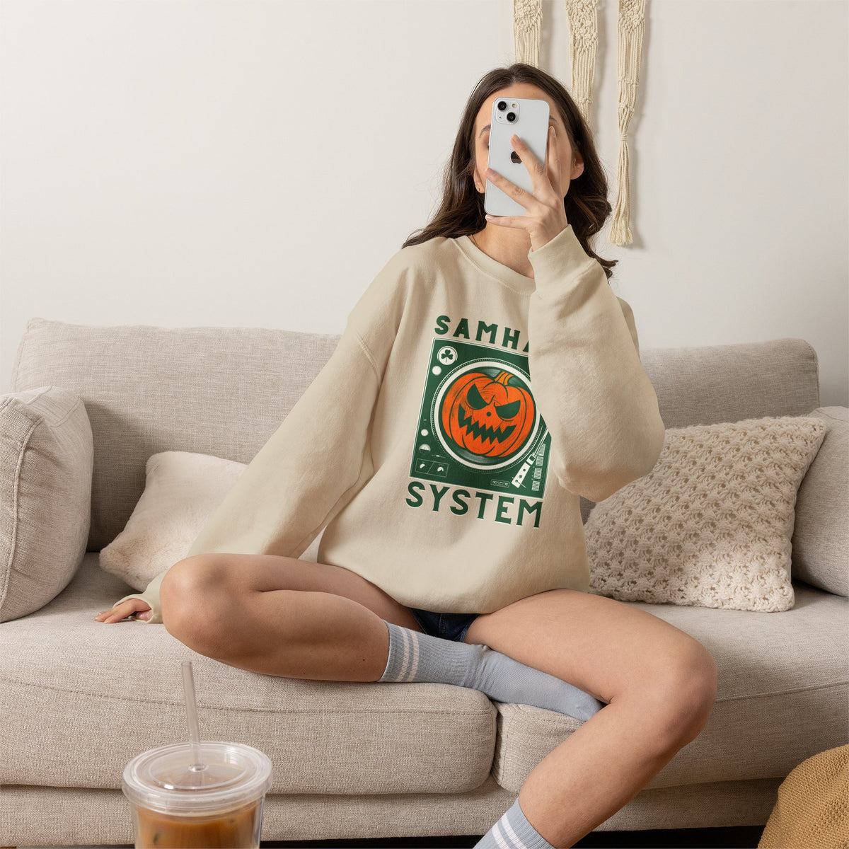 SAMHAIN SYSTEM Unisex Heavy Blend Crewneck Sweatshirt