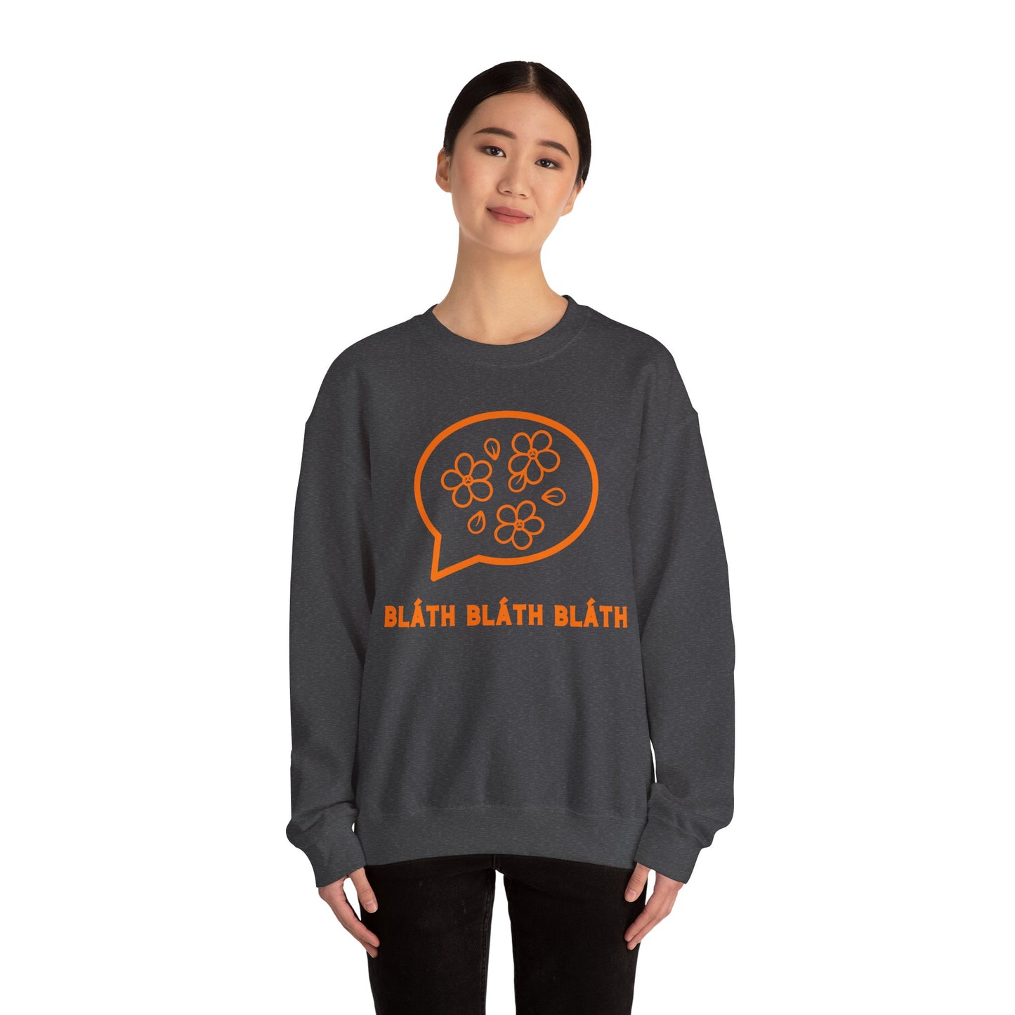 BLÁTH BLÁTH BLÁTH Unisex Heavy Blend  Crewneck Sweatshirt