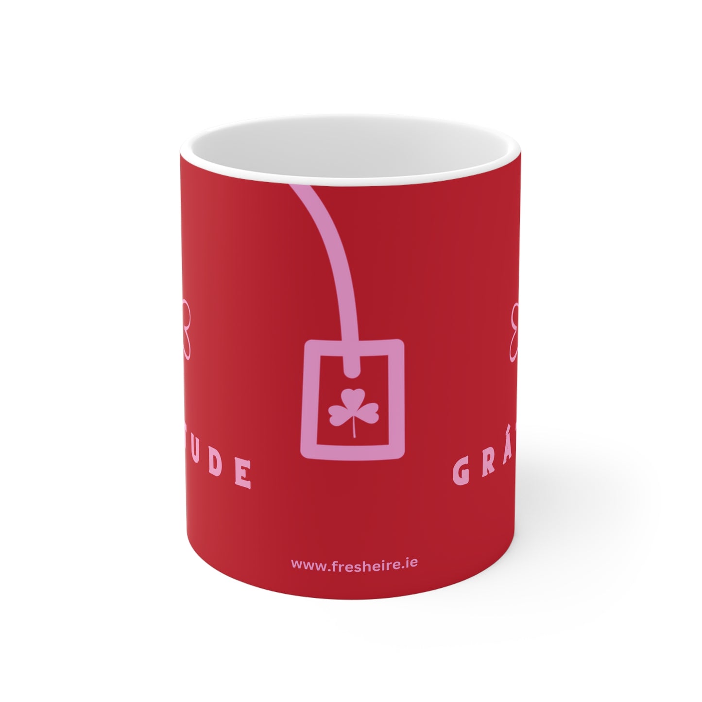 GRÁTITUDE V DAY 33cl White Ceramic Mug