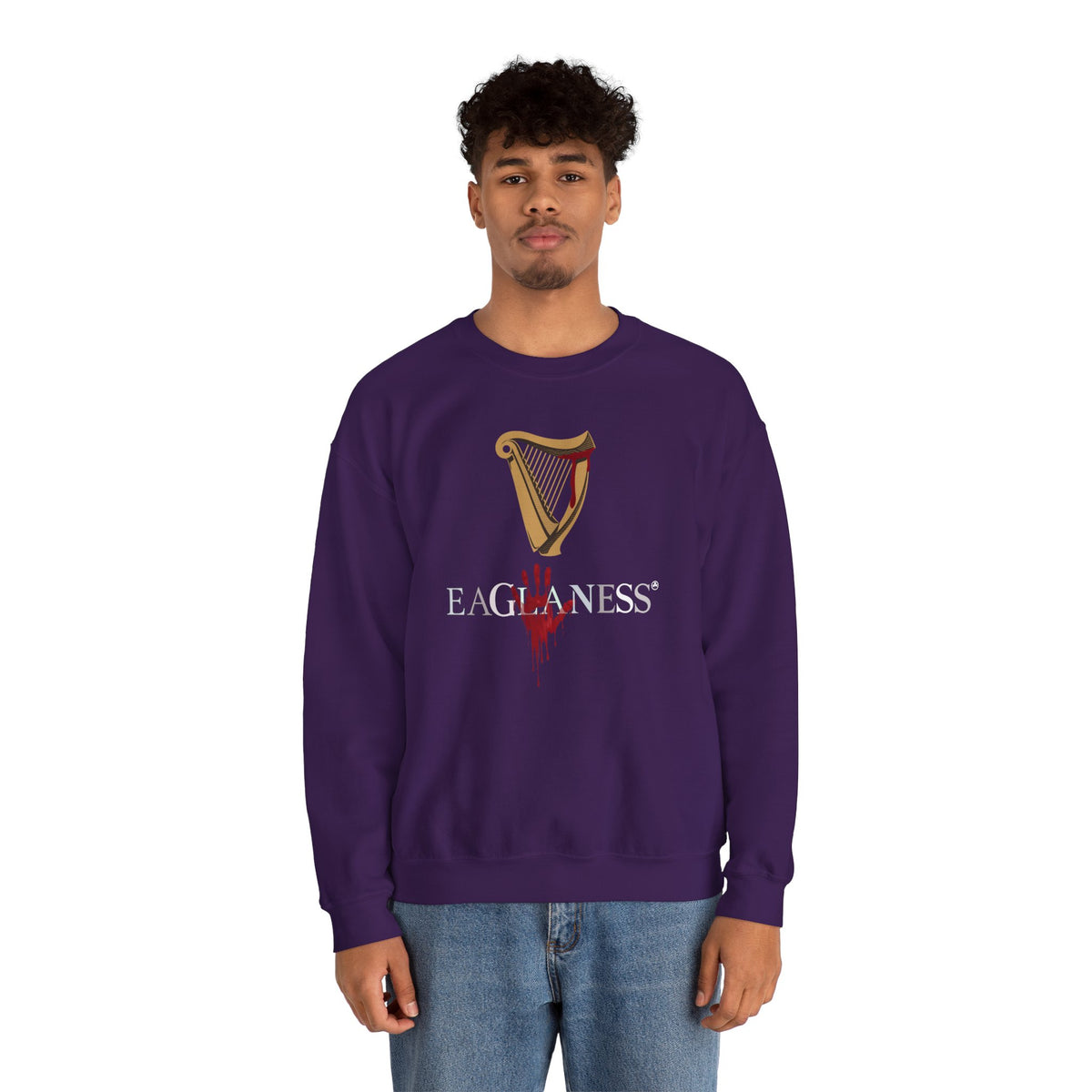 EAGLANESS Unisex Heavy Blend Crewneck Sweatshirt