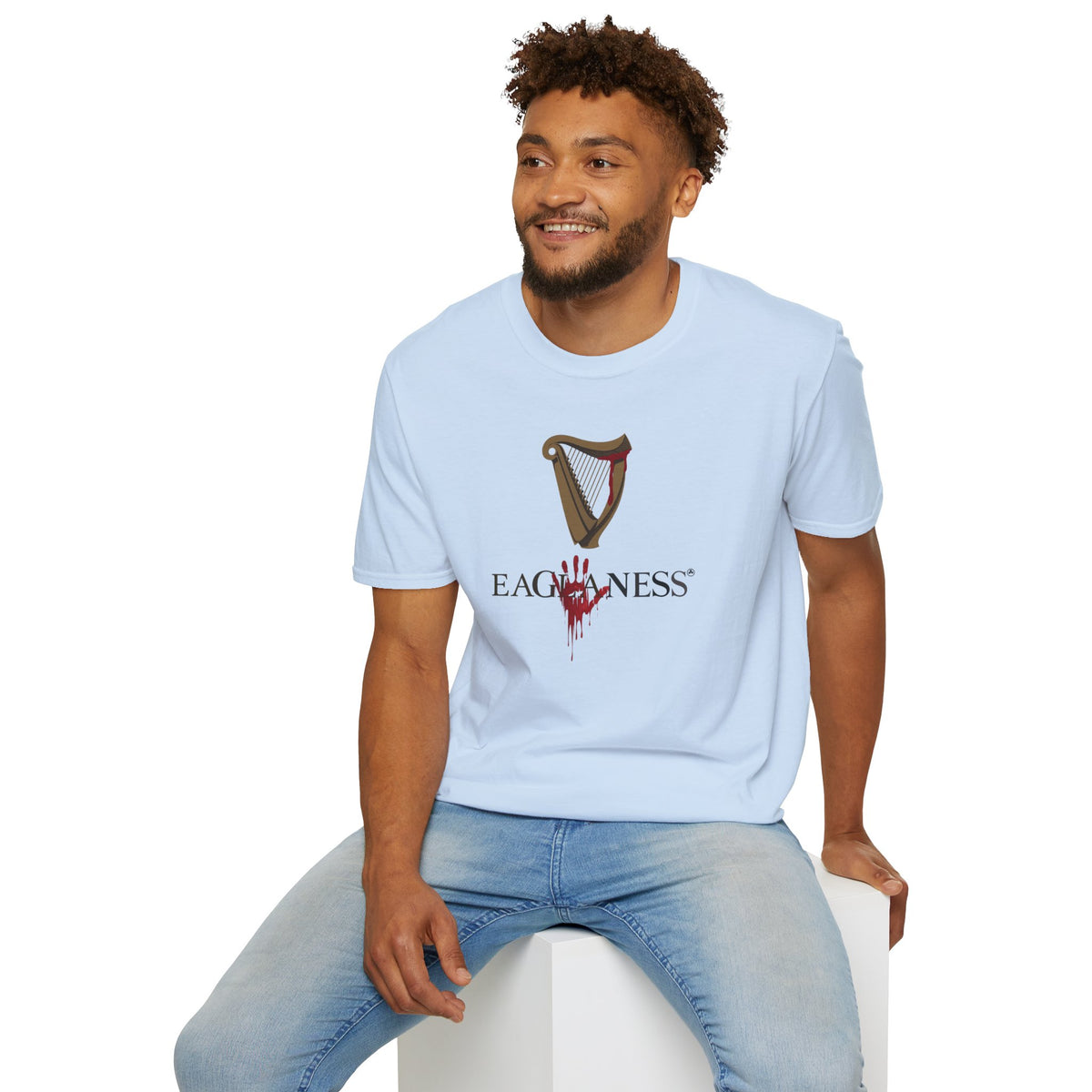 EAGLANESS 100% Cotton Unisex Softstyle T-Shirt