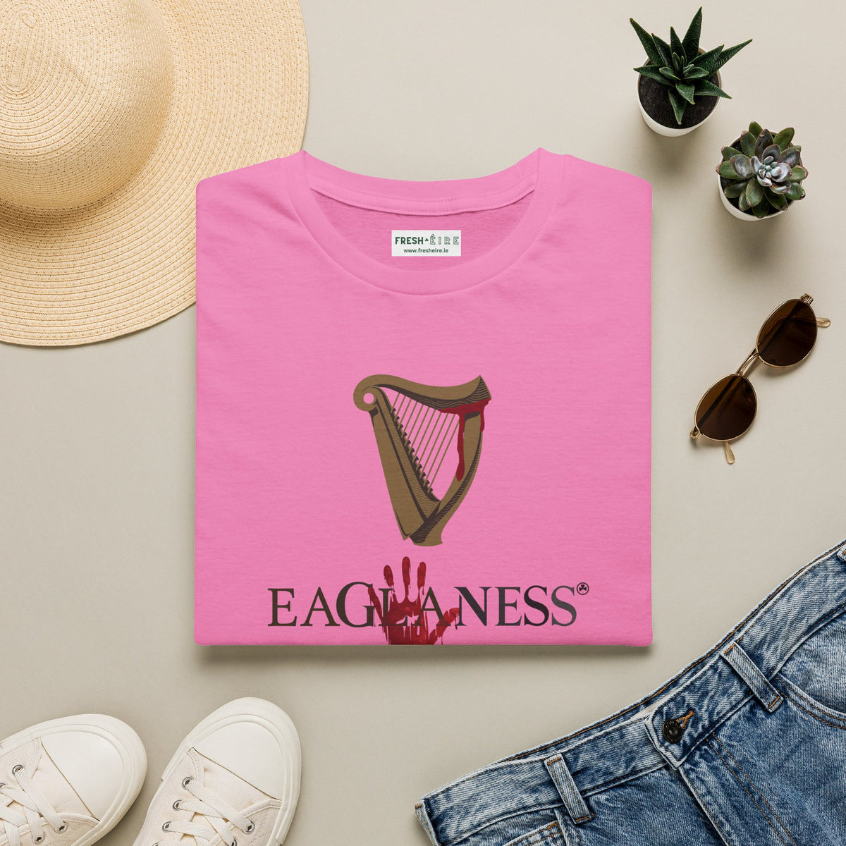 EAGLANESS 100% Cotton Unisex Softstyle T-Shirt