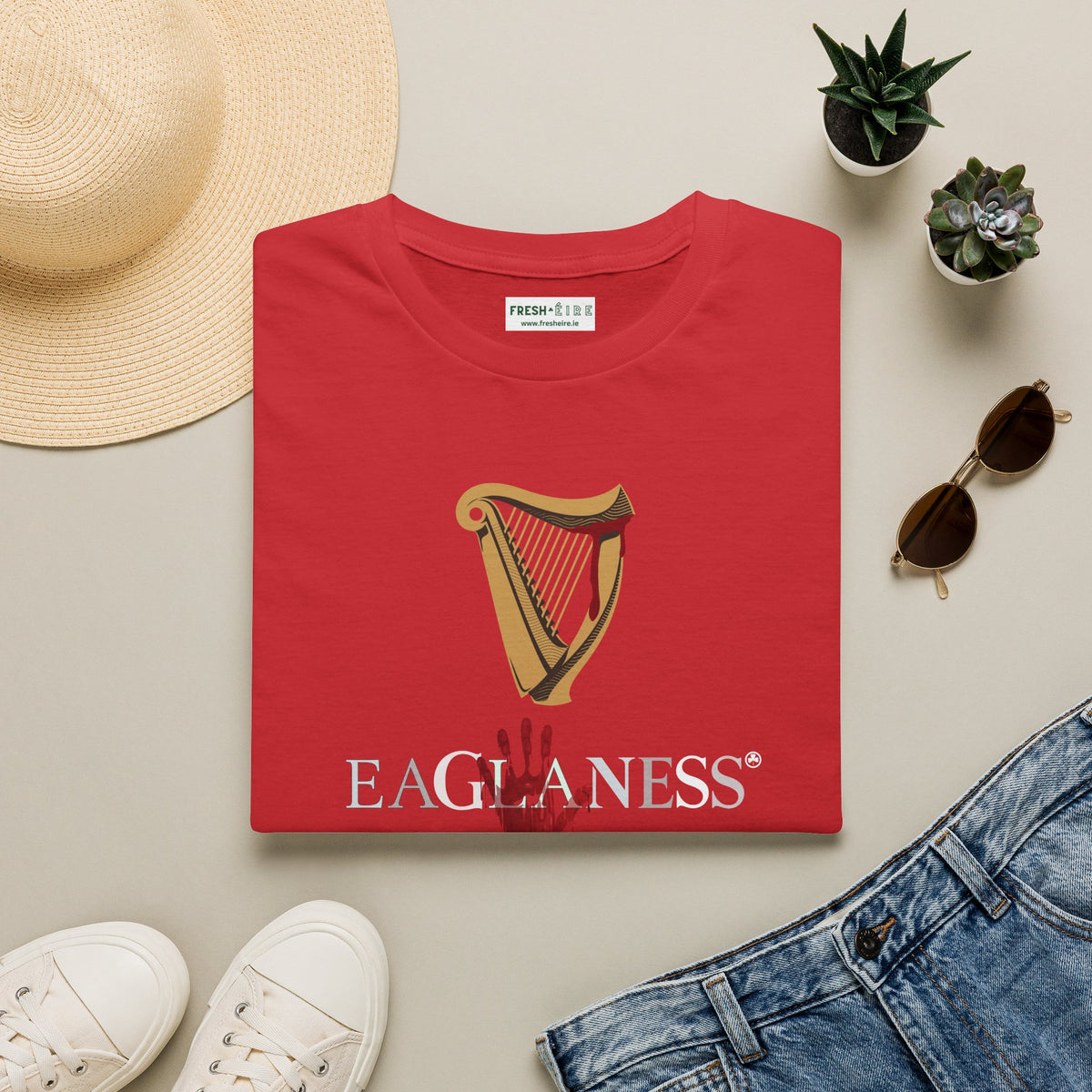 EAGLANESS 100% Cotton Unisex Softstyle T-Shirt