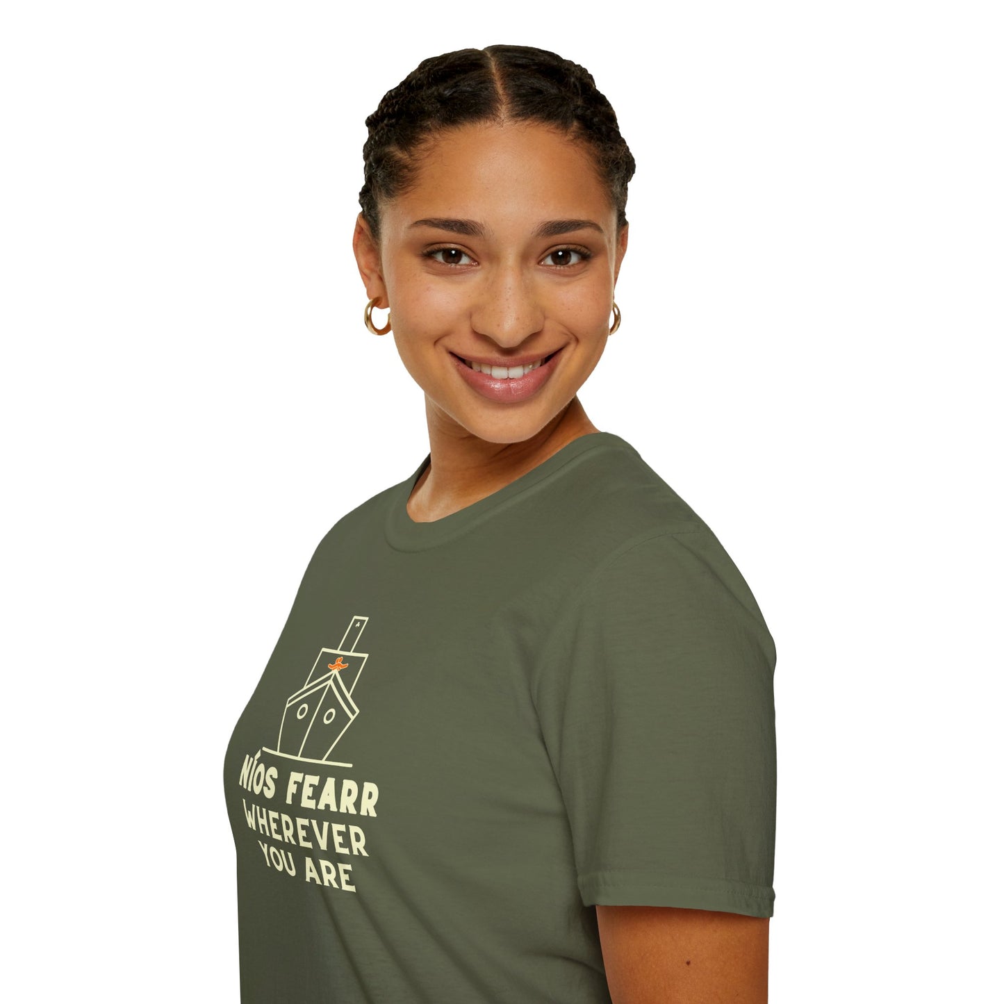 NÍOS FEARR WHEREVER YOU ARE Unisex Softstyle 100% Cotton T-Shirt