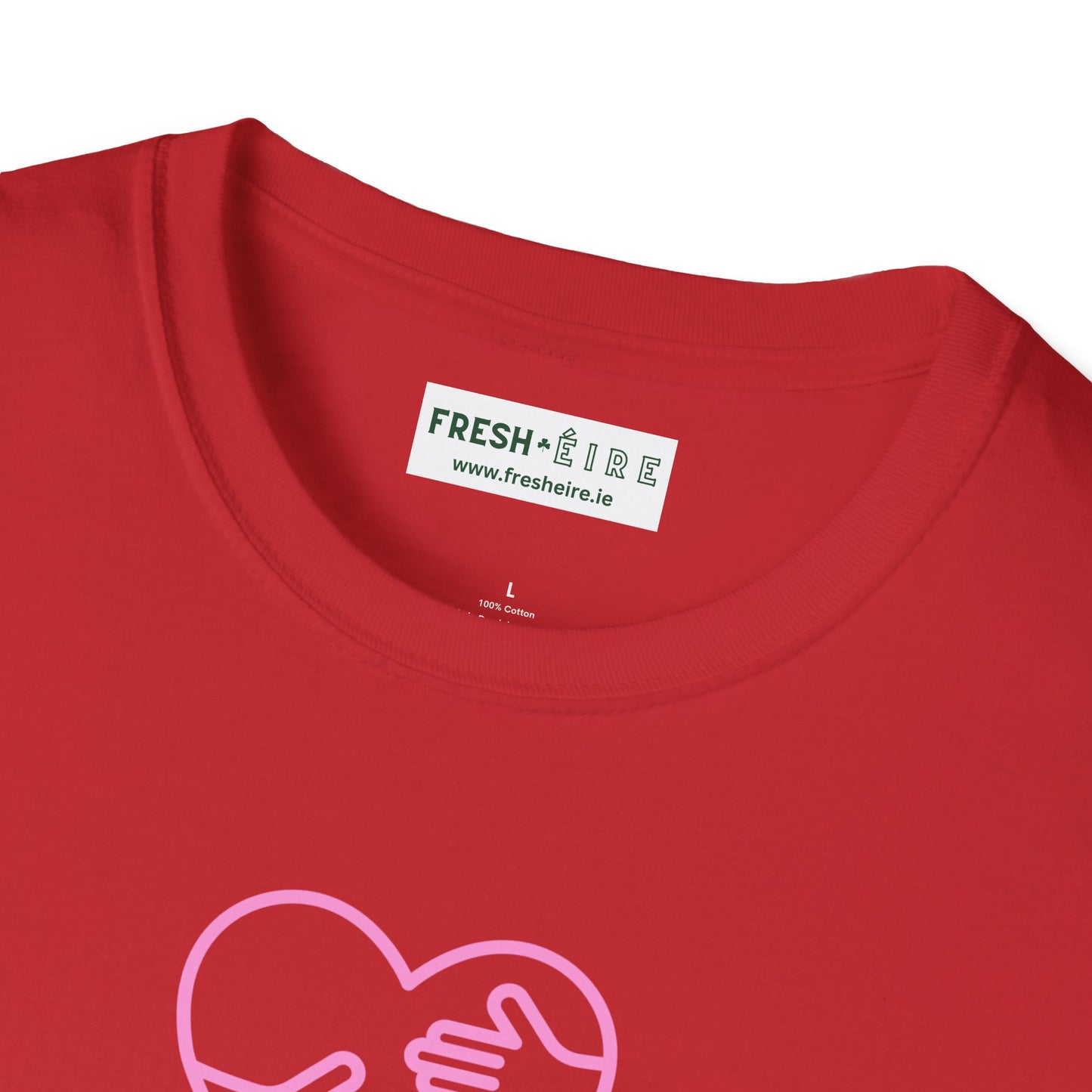CROÍ HUGGER V DAY Unisex Softstyle 100% Cotton T-Shirt