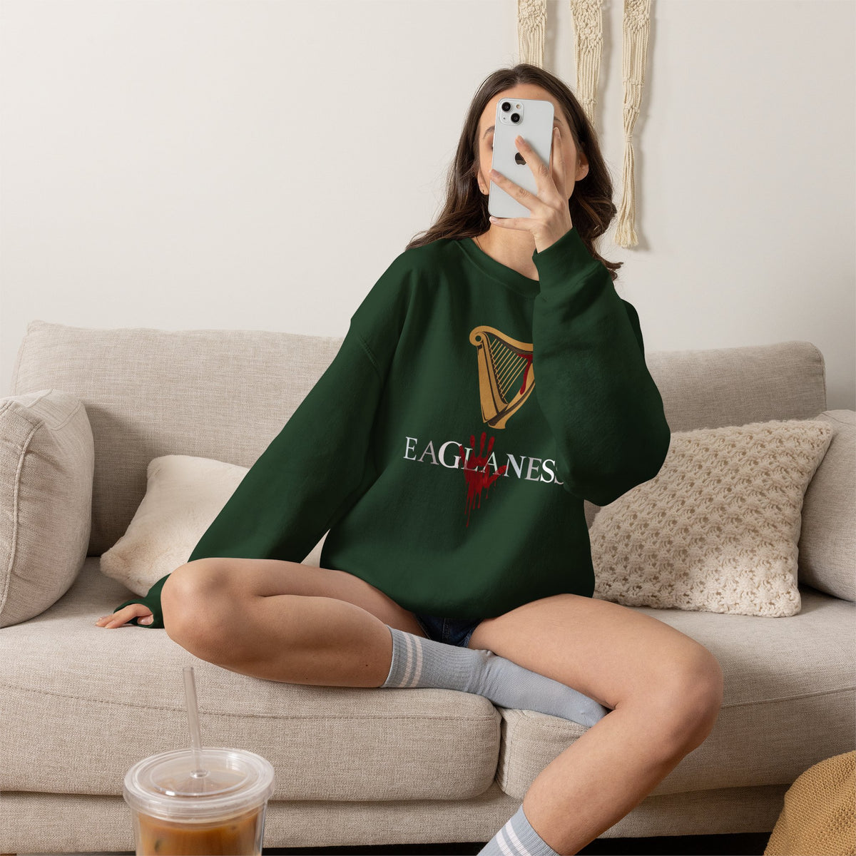 EAGLANESS Unisex Heavy Blend Crewneck Sweatshirt