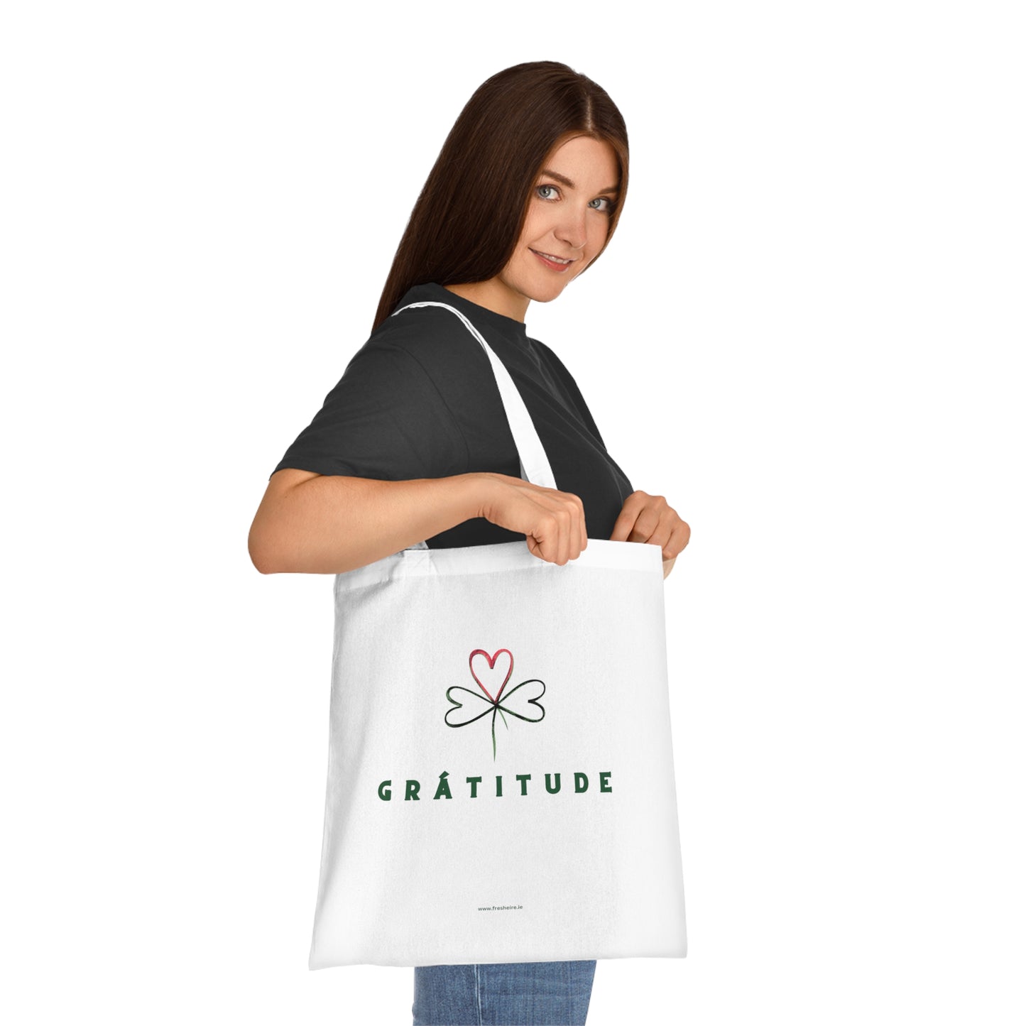GRÁTITUDE Woven Tote Bag
