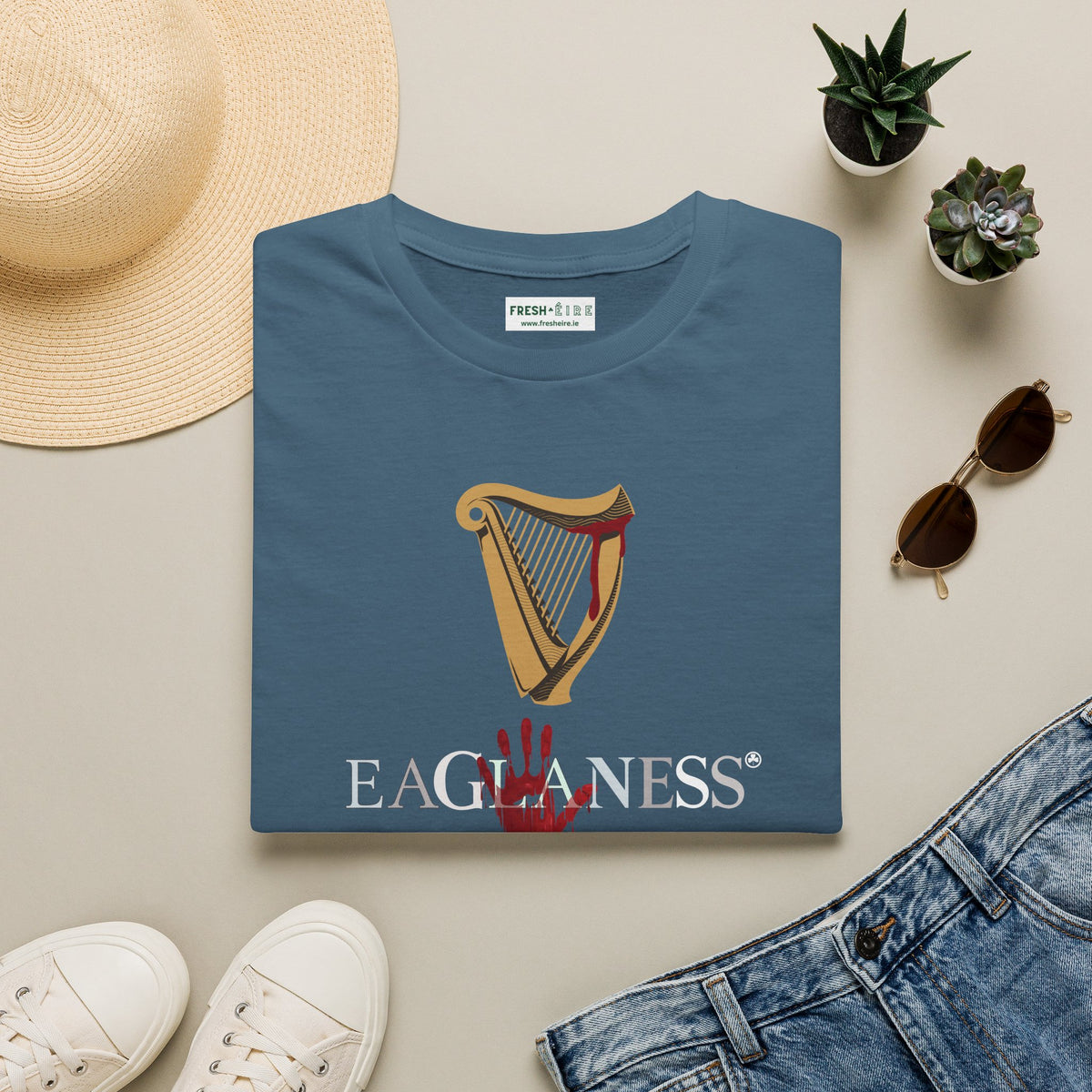 EAGLANESS 100% Cotton Unisex Softstyle T-Shirt