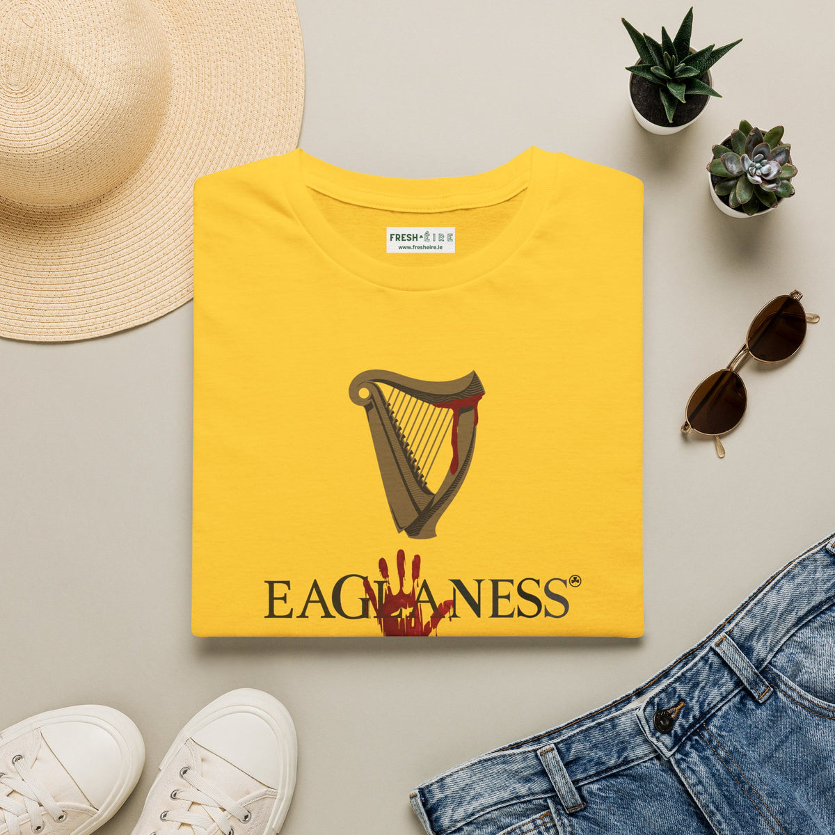 EAGLANESS 100% Cotton Unisex Softstyle T-Shirt