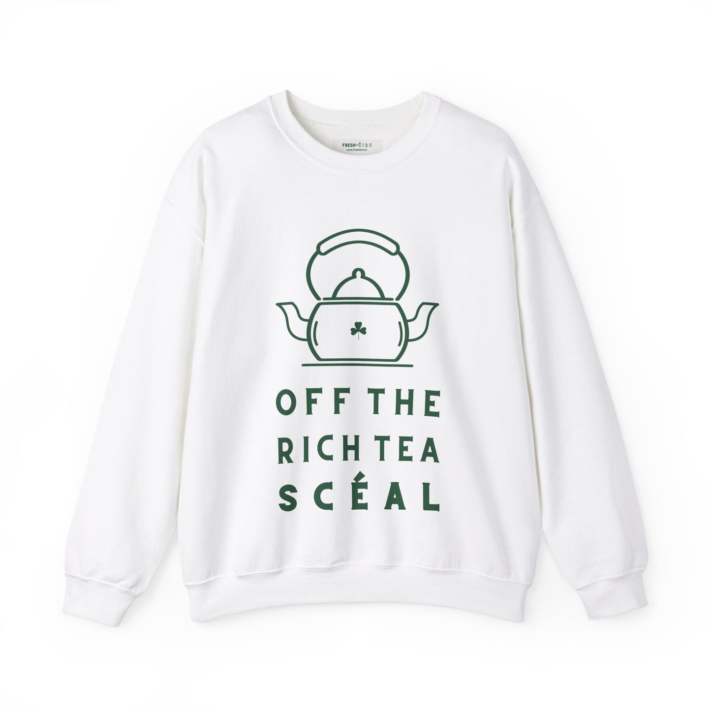 OFF THE RICH TEA SCÉAL Unisex Heavy Blend™ Crewneck Sweatshirt