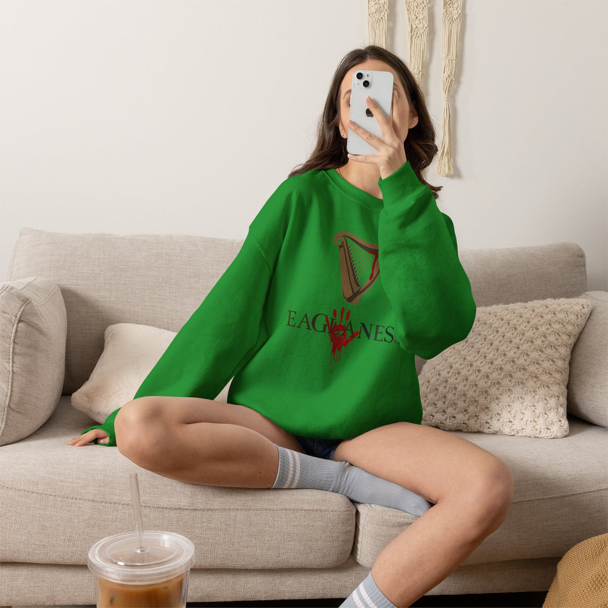 EAGLANESS Unisex Heavy Blend Crewneck Sweatshirt