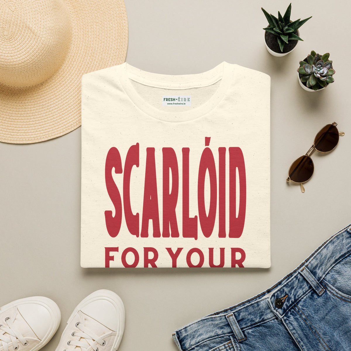 SCARLÓID FOR YOUR MÁTHAIR Unisex Softstyle 100% Cotton Tee