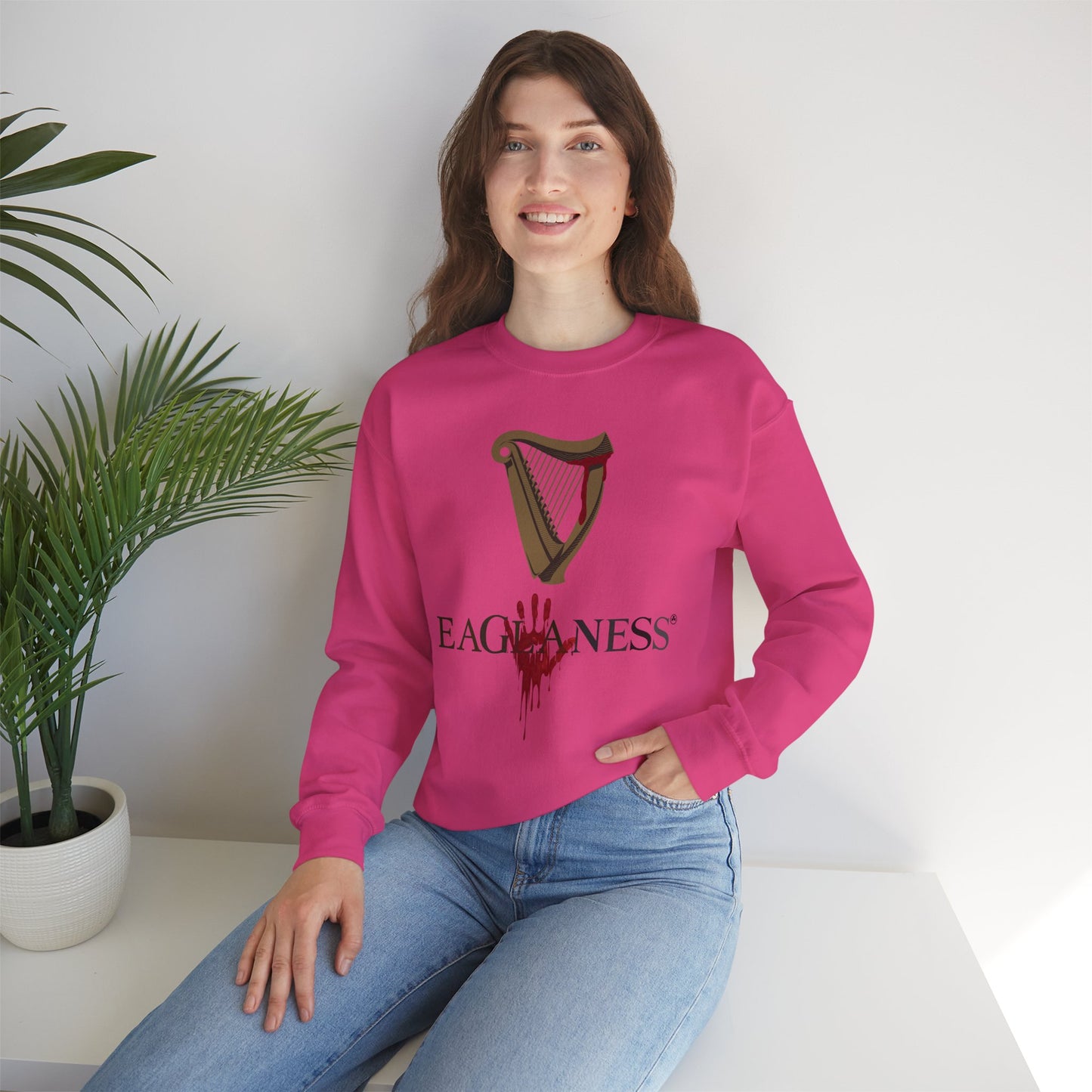 EAGLANESS Unisex Heavy Blend Crewneck Sweatshirt