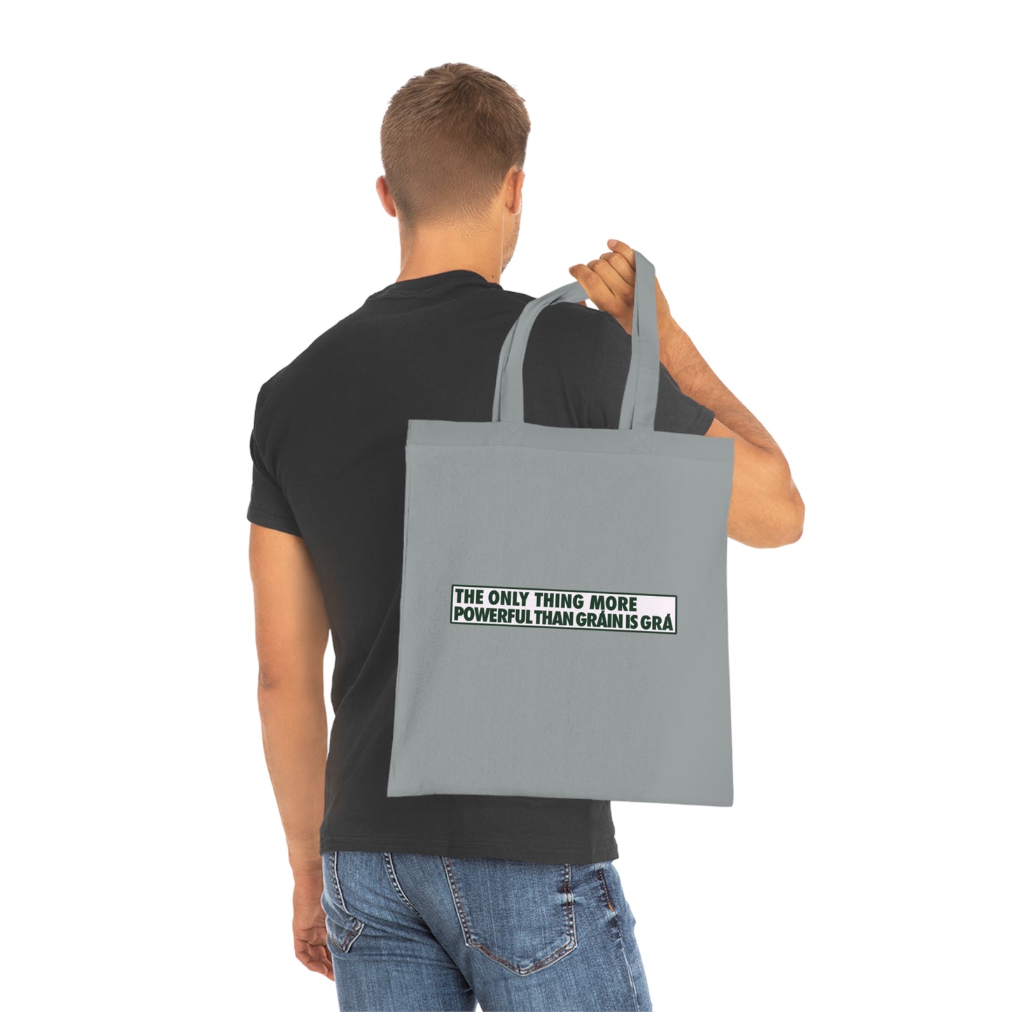 THE ONLY THING MORE POWERFUL THAN GRÁIN IS GRÁWoven Tote Bag