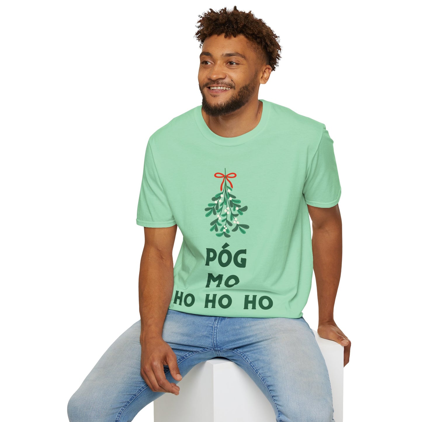PÓG MO HO HO HO Unisex Softstyle 100% Cotton T-Shirt