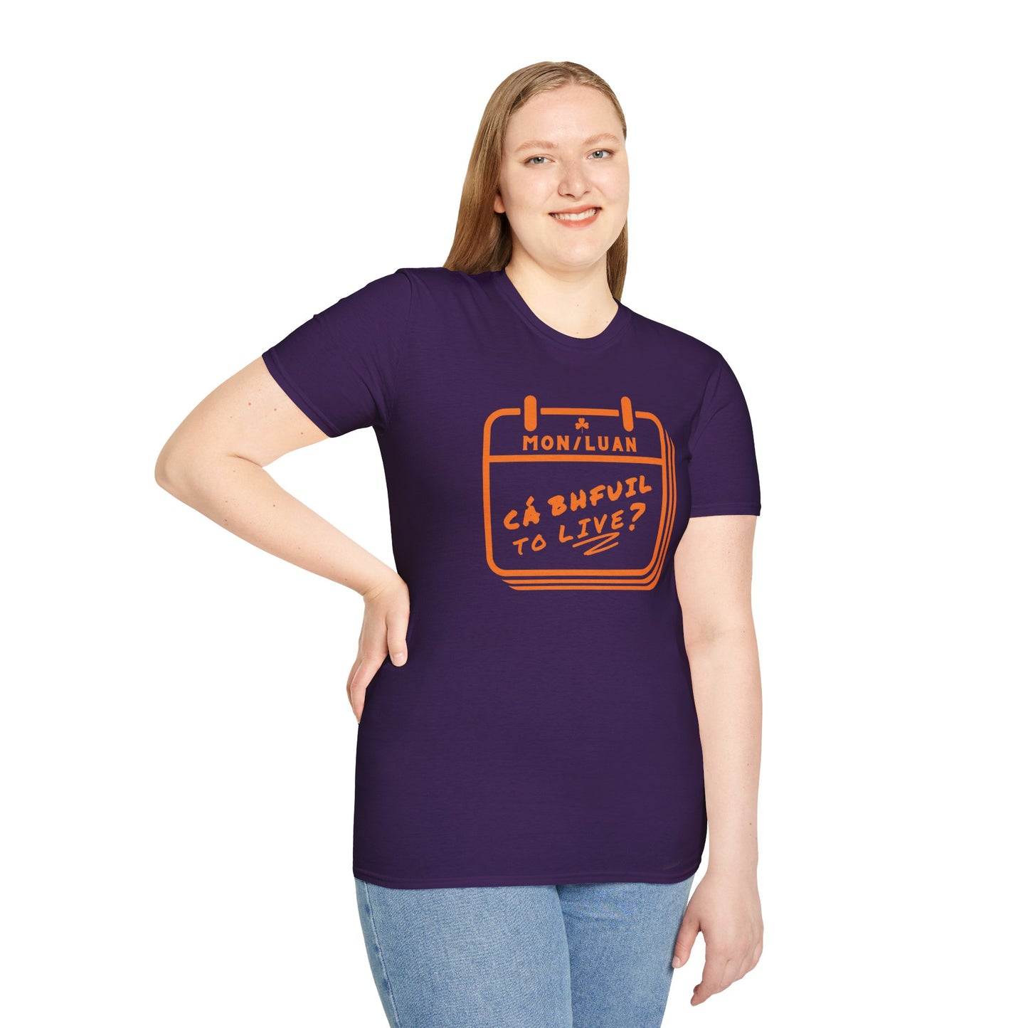 CÁ BHFUIL TO LIVE? Unisex Softstyle T-Shirt