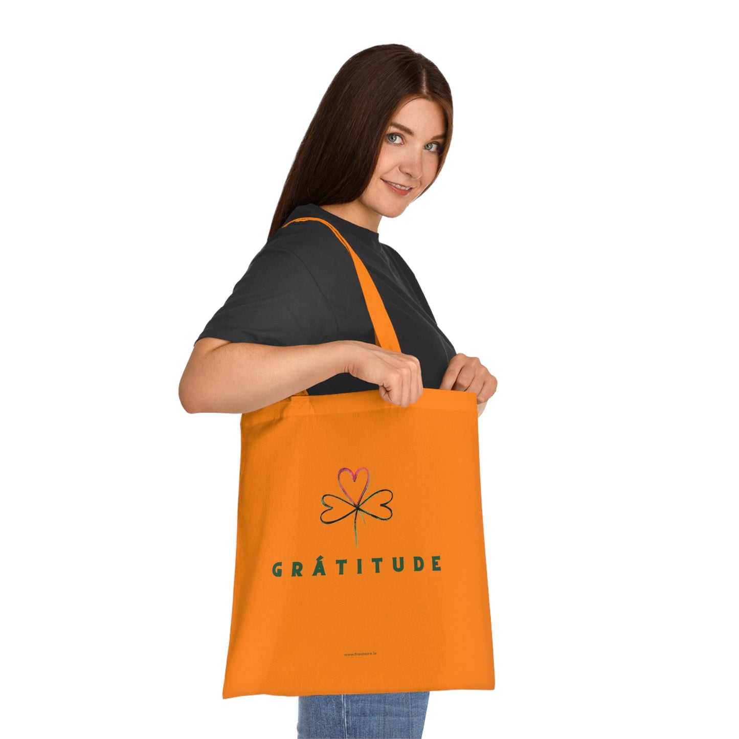 GRÁTITUDE Woven Tote Bag