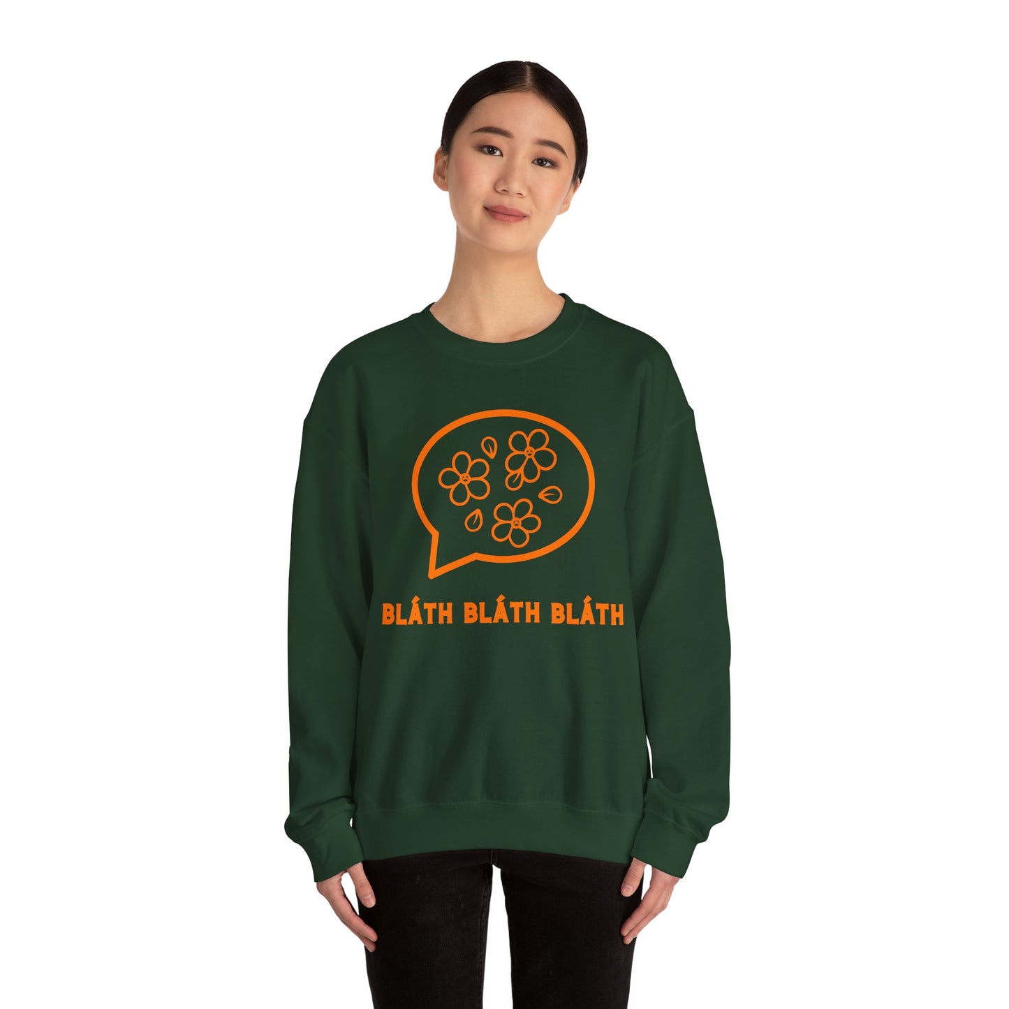 BLÁTH BLÁTH BLÁTH Unisex Heavy Blend  Crewneck Sweatshirt