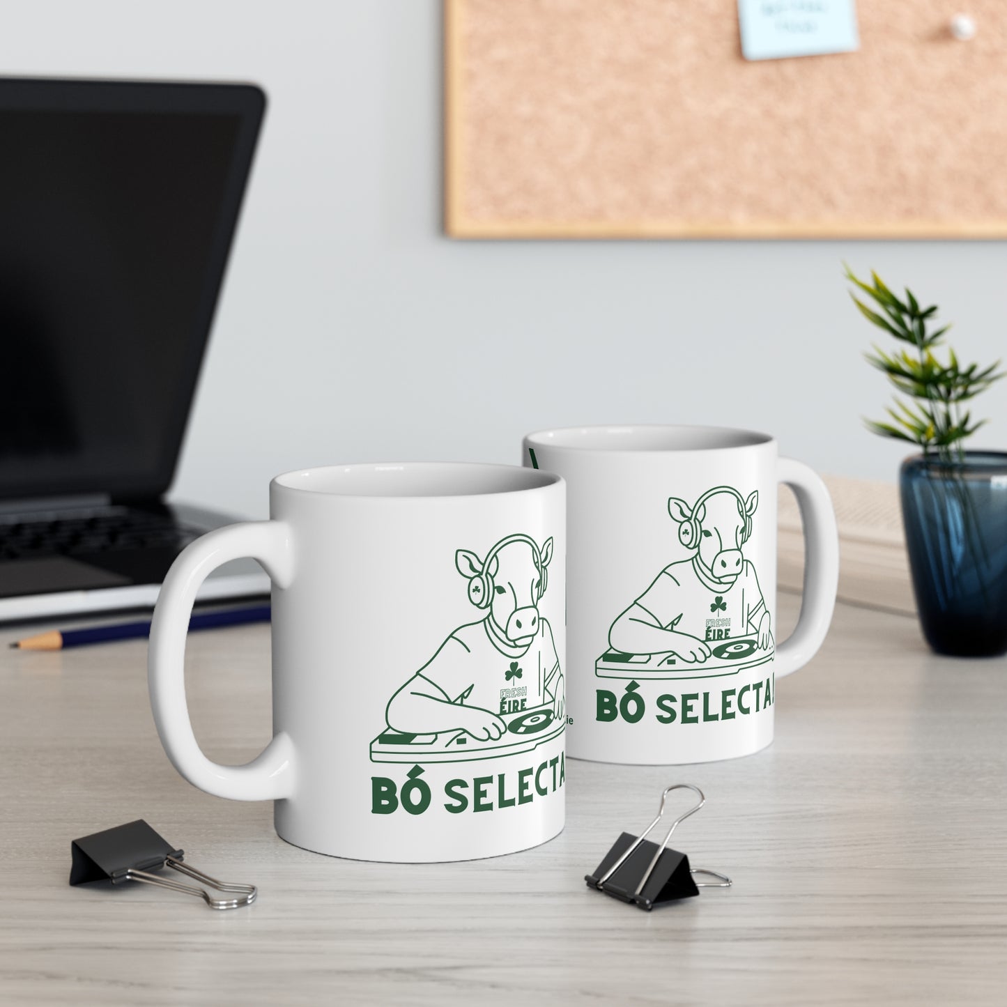 BÓ SELECTA!  33cl White Ceramic Mug