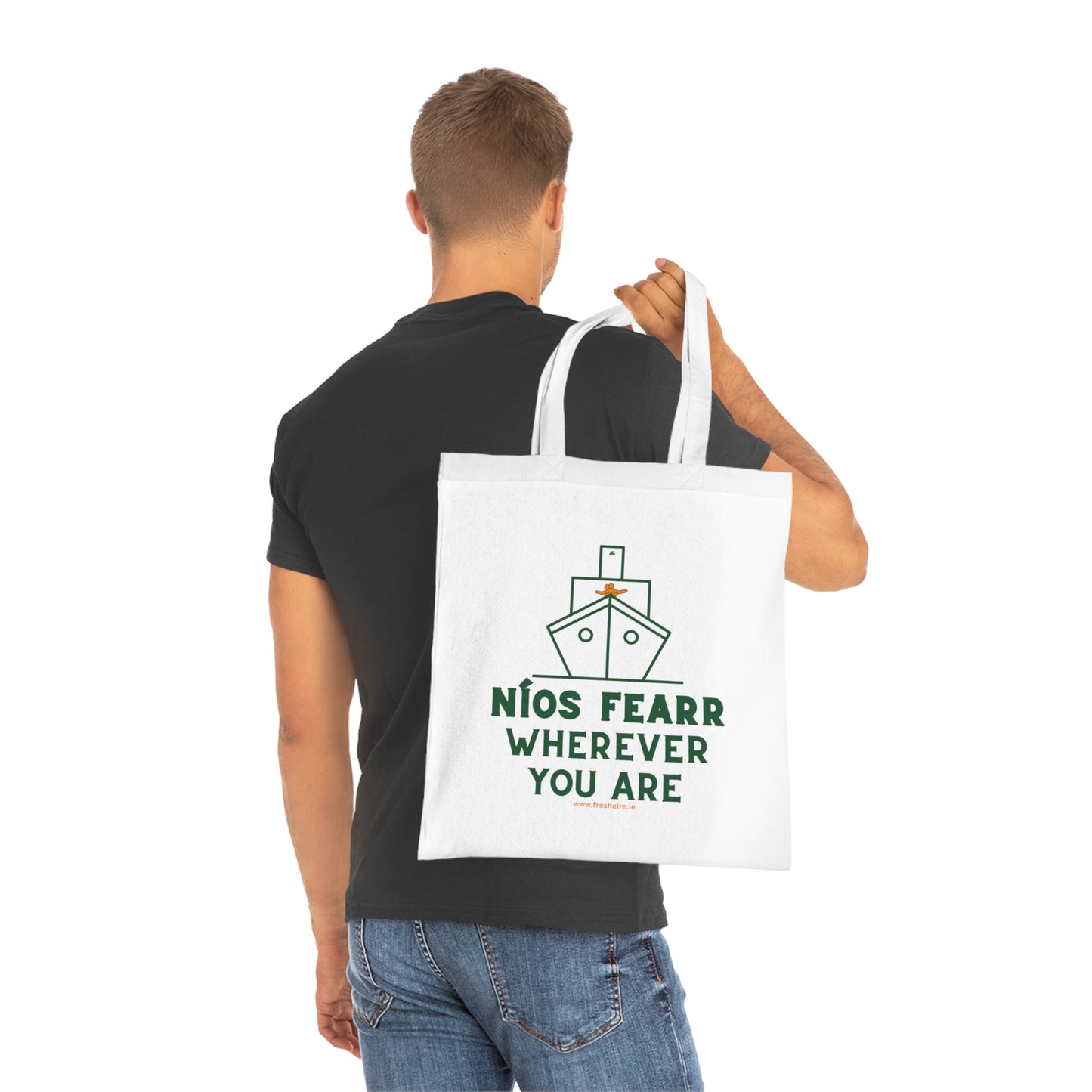 NÍOS FEARR, WHEREVER YOU ARE 100% Cotton Tote Bag