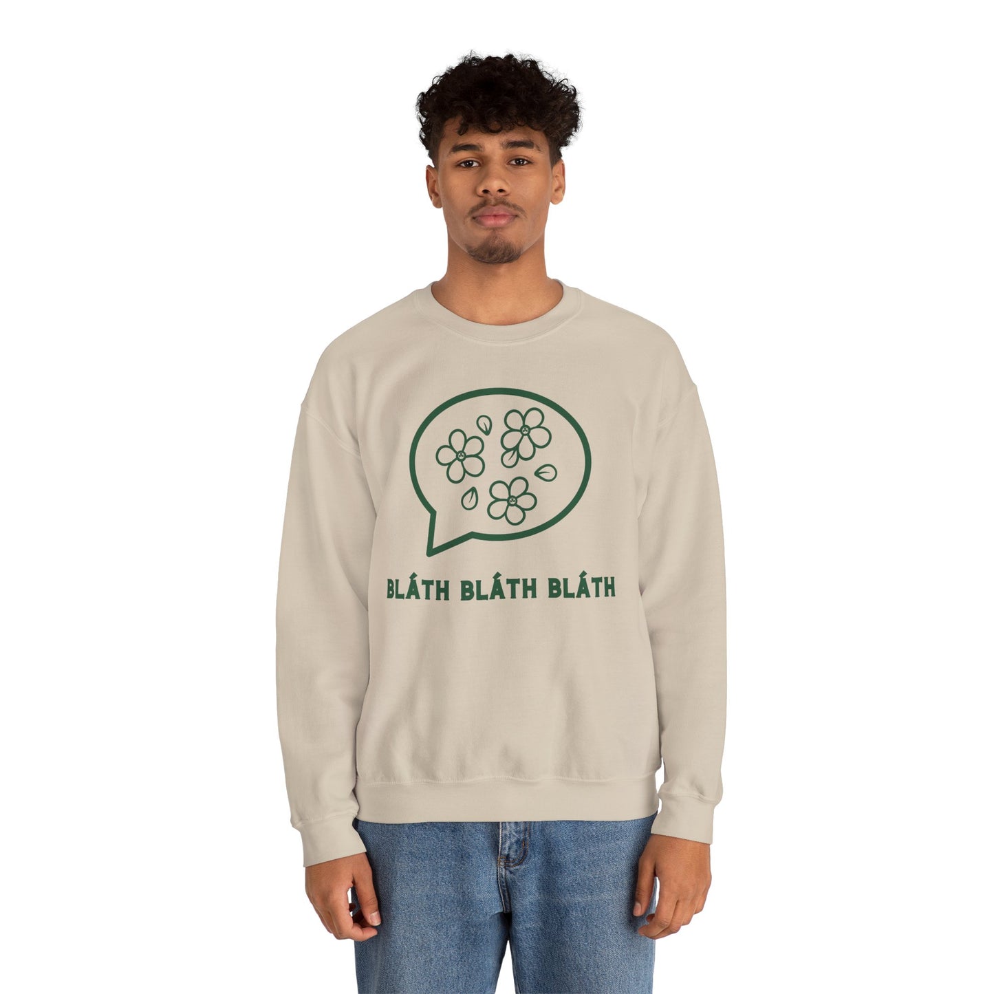 BLÁTH BLÁTH BLÁTH Unisex Heavy Blend  Crewneck Sweatshirt