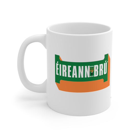 ÉIREANN BRÚ 33cl White Ceramic Mug