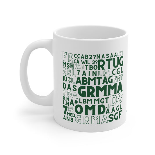 GRMMA  33cl White Ceramic Mug