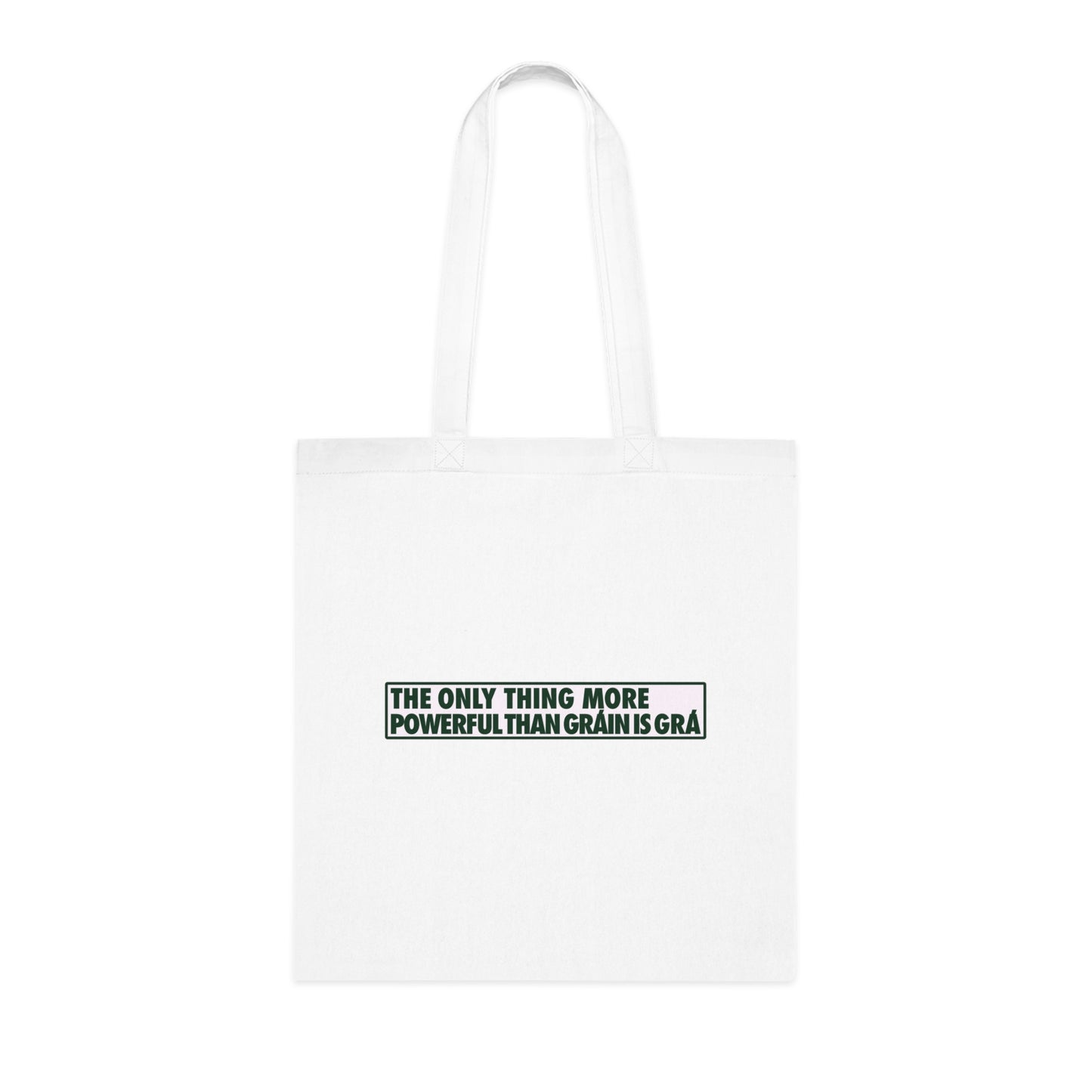 THE ONLY THING MORE POWERFUL THAN GRÁIN IS GRÁWoven Tote Bag