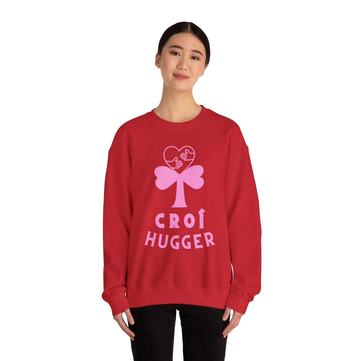 CROÍ HUGGER V DAY Unisex Heavy Blend™ Crewneck Sweatshirt