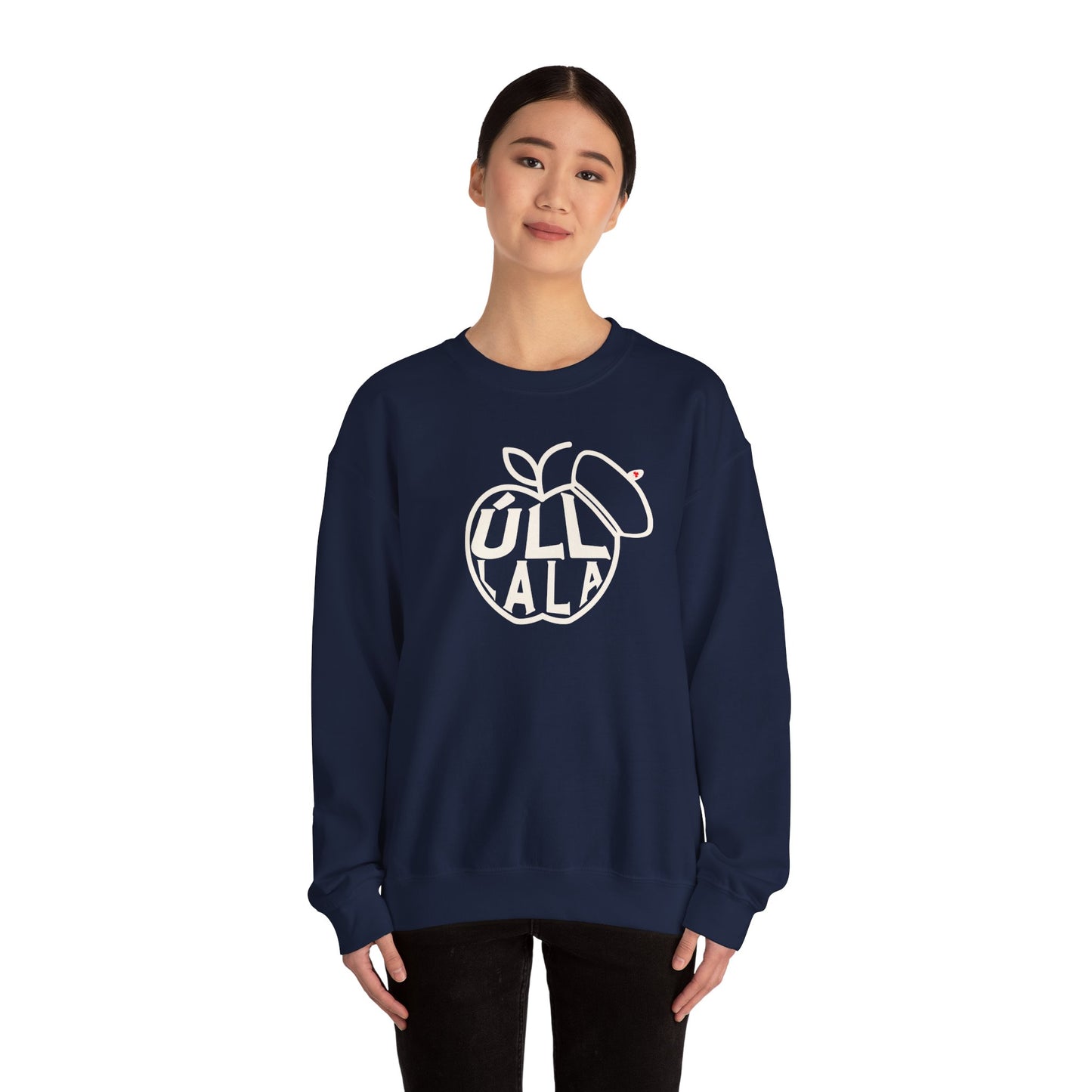 ÚLL LA LA ie Unisex Heavy Blend™ Crewneck Sweatshirt