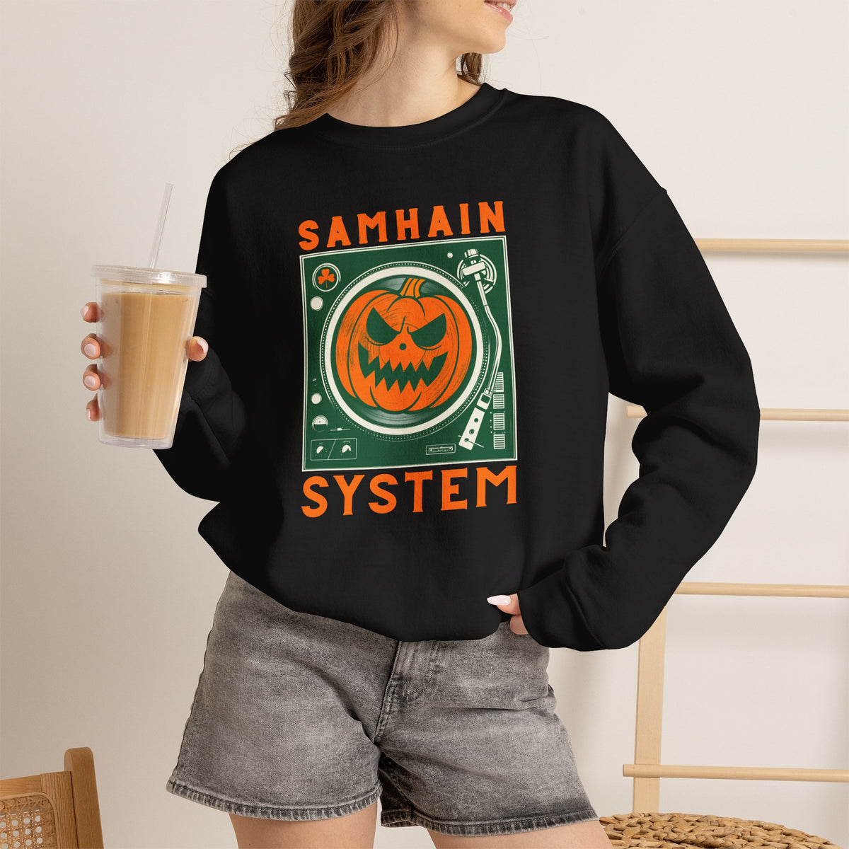 SAMHAIN SYSTEM Unisex Heavy Blend Crewneck Sweatshirt