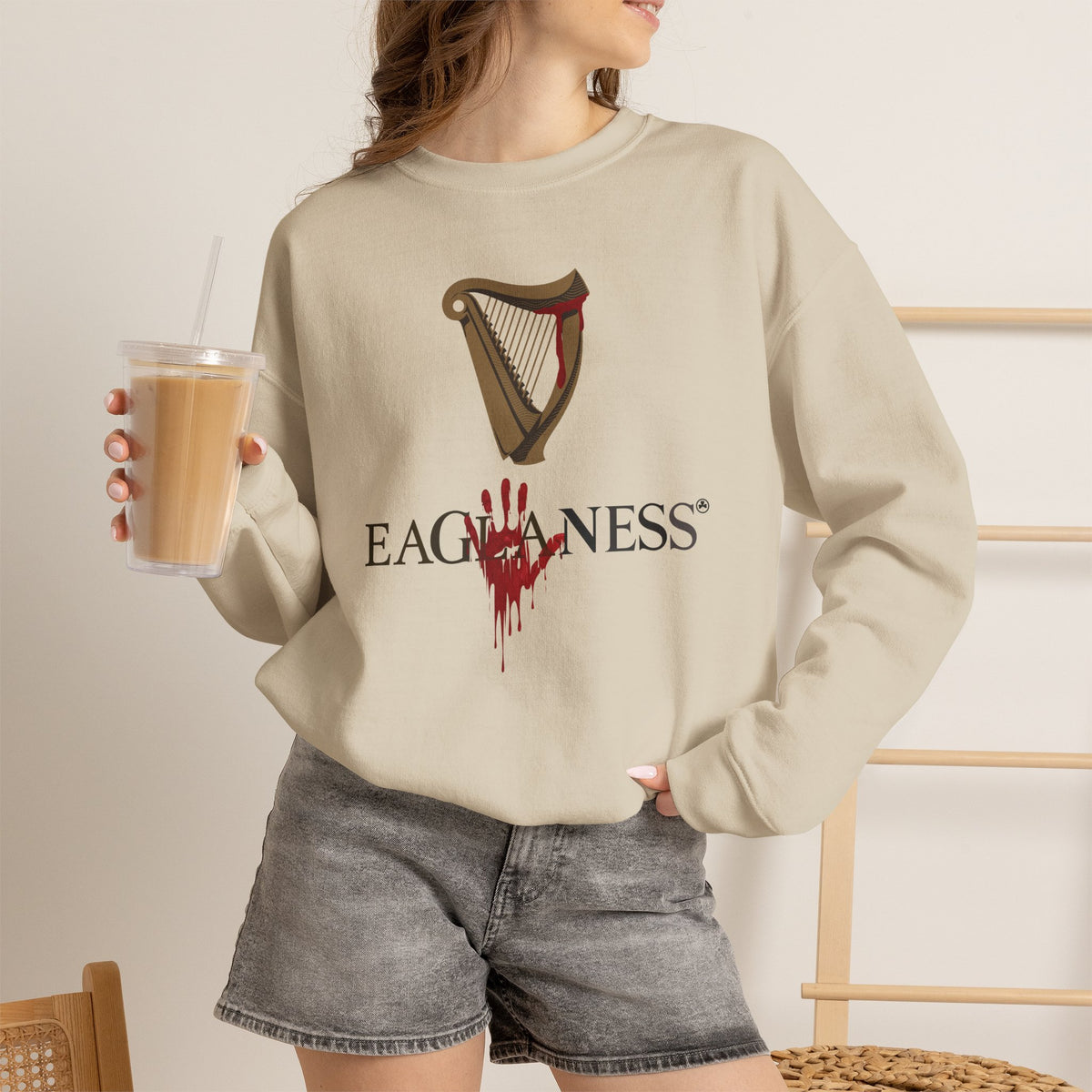 EAGLANESS Unisex Heavy Blend Crewneck Sweatshirt