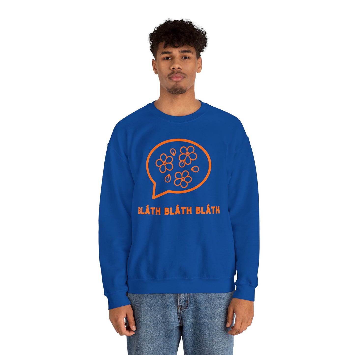 BLÁTH BLÁTH BLÁTH Unisex Heavy Blend  Crewneck Sweatshirt