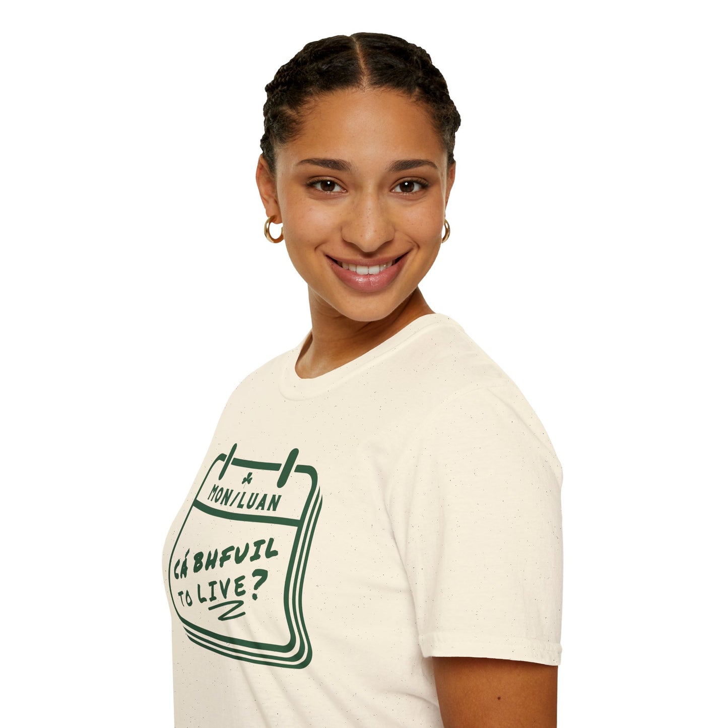 CÁ BHFUIL TO LIVE? Unisex Softstyle T-Shirt