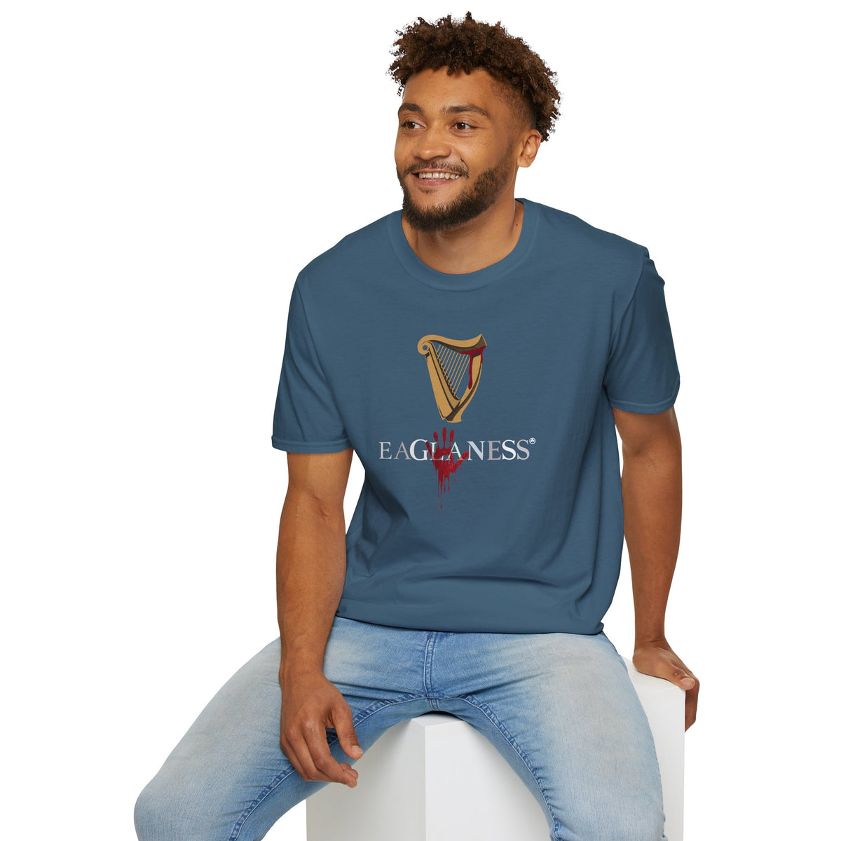 EAGLANESS 100% Cotton Unisex Softstyle T-Shirt