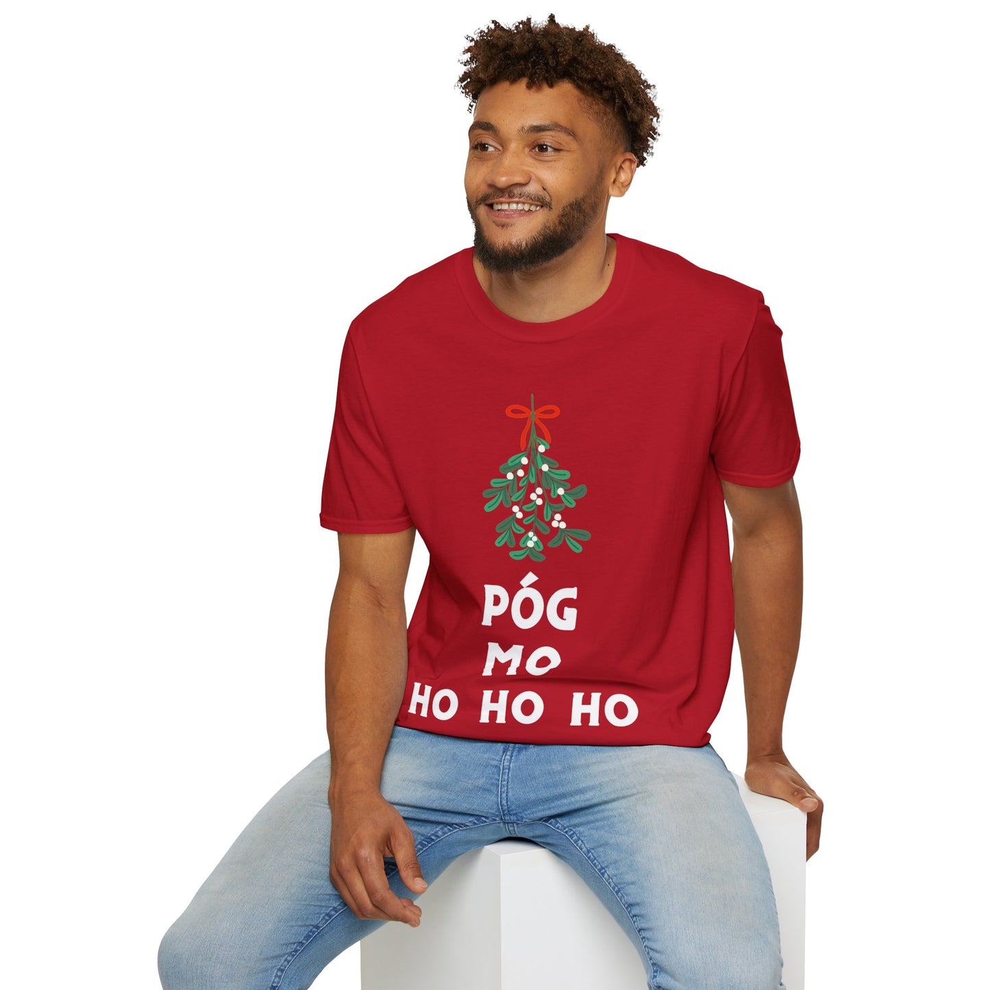 PÓG MO HO HO HO Unisex Softstyle 100% Cotton T-Shirt