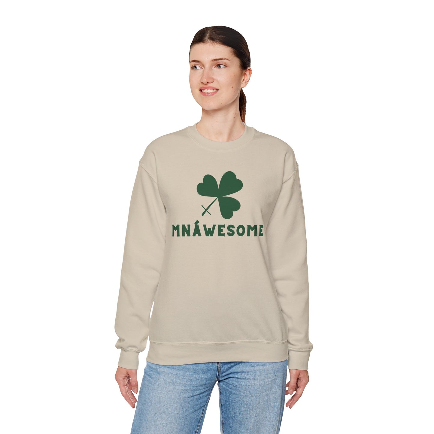 MNÁWESOME Unisex Heavy Blend Crewneck Sweatshirt
