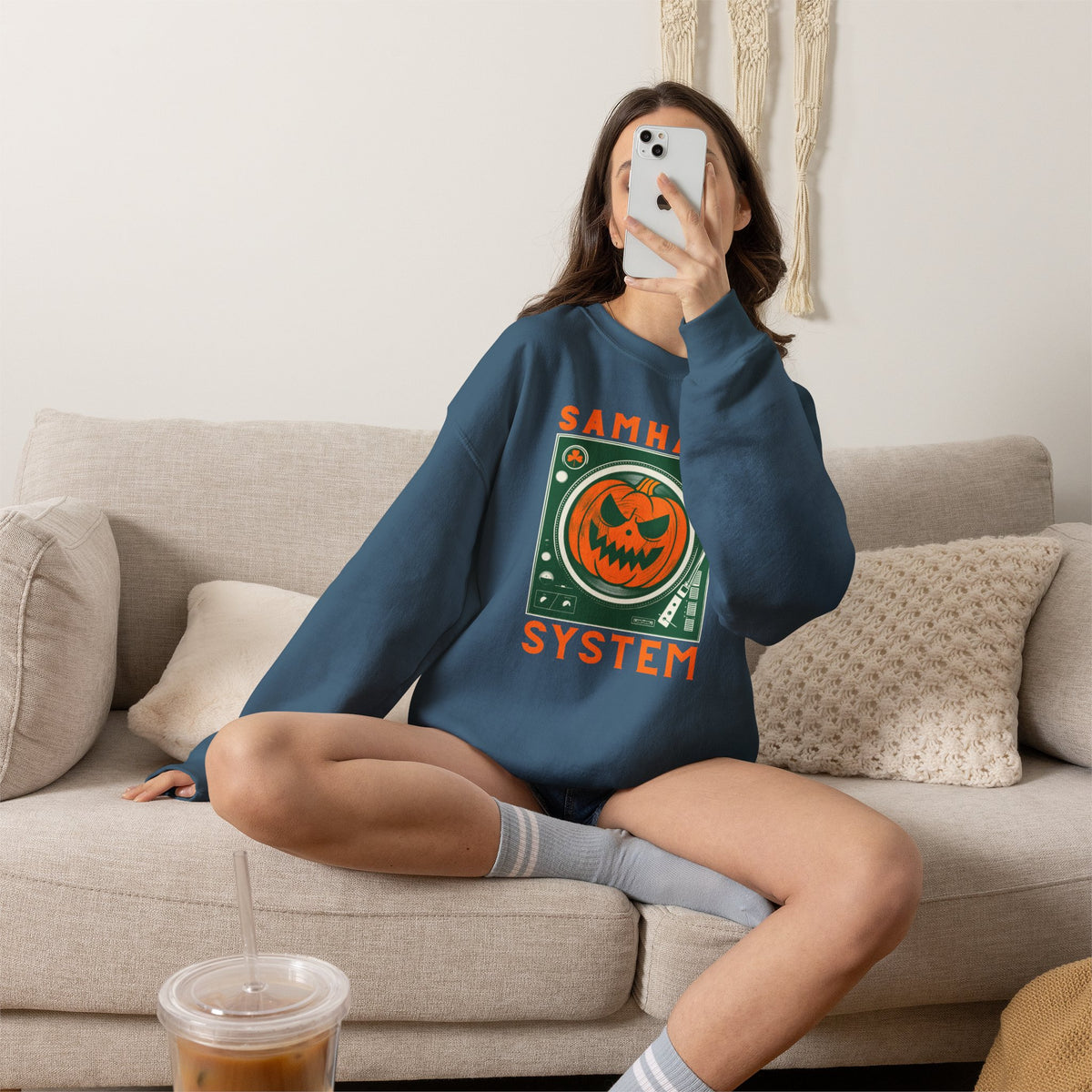 SAMHAIN SYSTEM Unisex Heavy Blend Crewneck Sweatshirt
