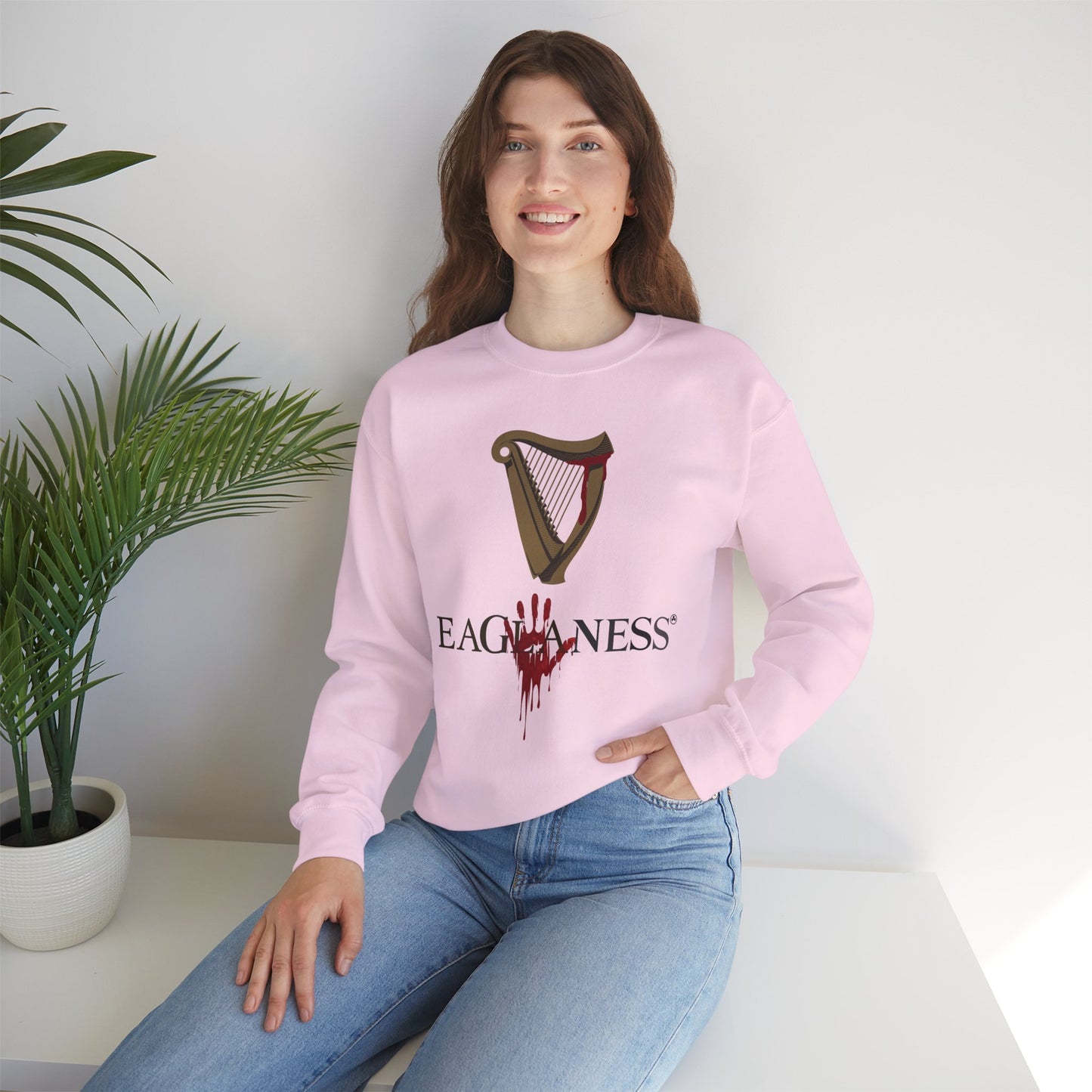 EAGLANESS Unisex Heavy Blend Crewneck Sweatshirt