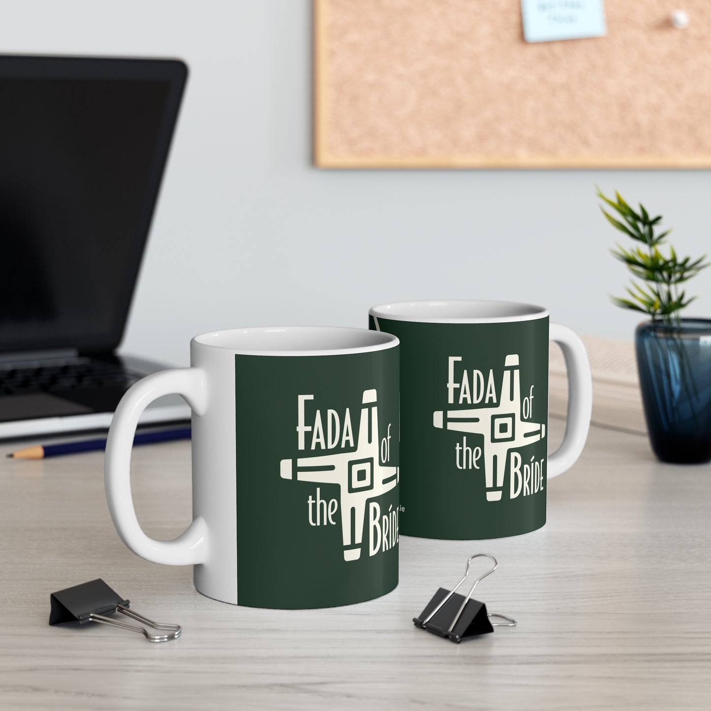 FADA of the BRÍDE  33cl White Ceramic Mug