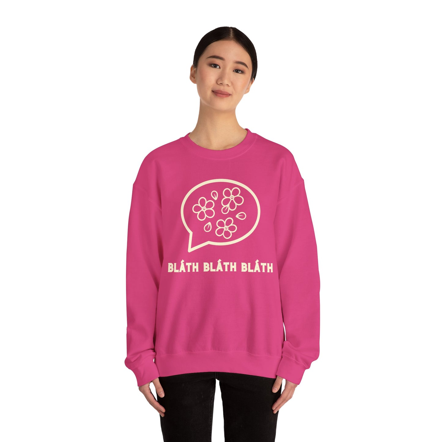 BLÁTH BLÁTH BLÁTH Unisex Heavy Blend  Crewneck Sweatshirt