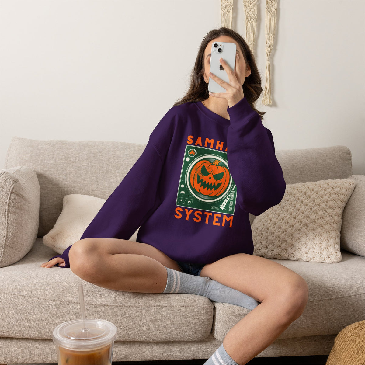 SAMHAIN SYSTEM Unisex Heavy Blend Crewneck Sweatshirt