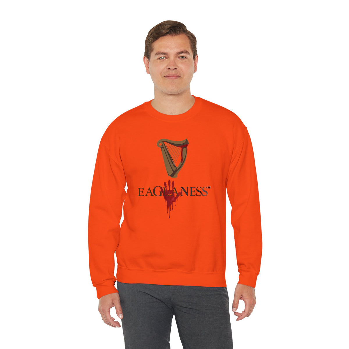 EAGLANESS Unisex Heavy Blend Crewneck Sweatshirt