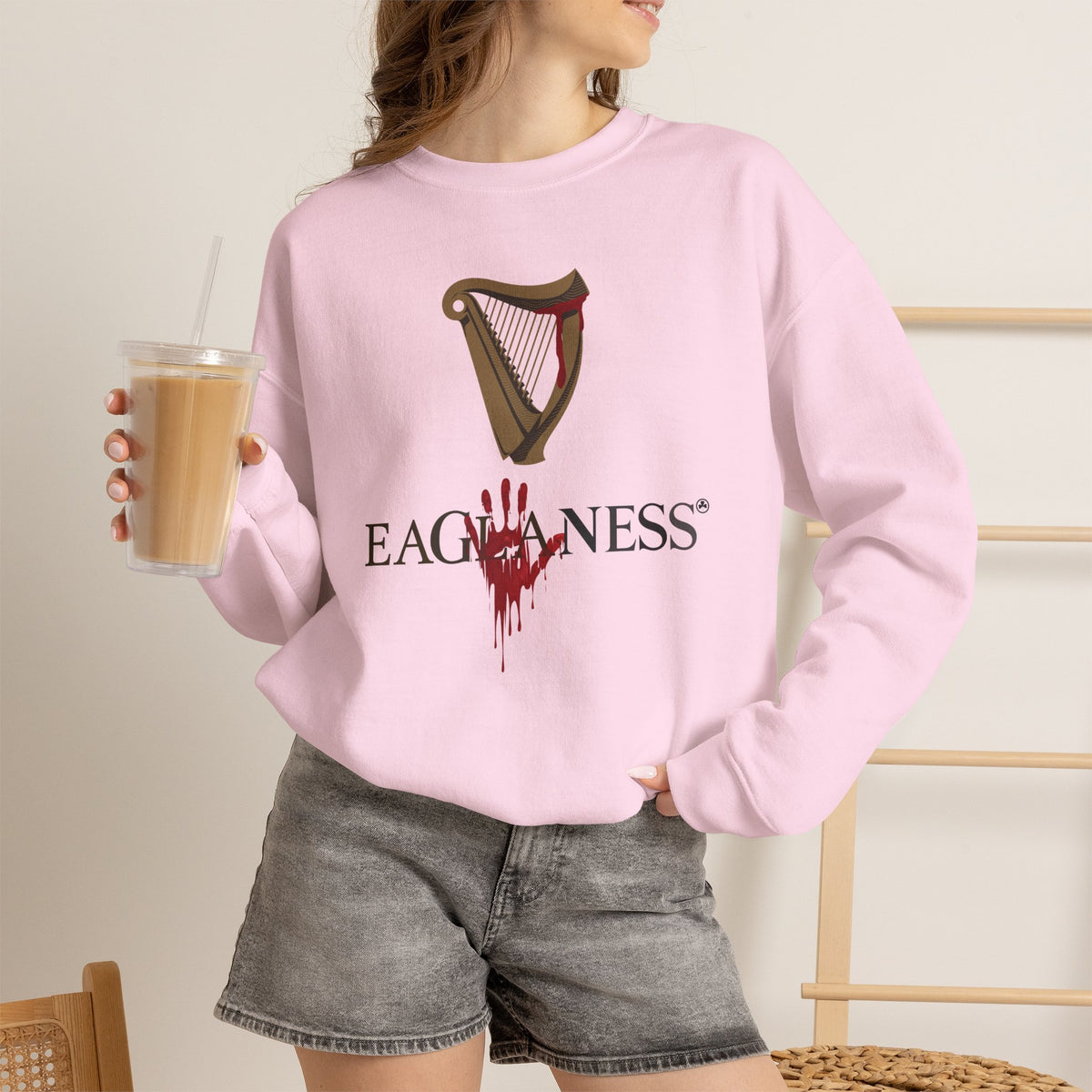 EAGLANESS Unisex Heavy Blend Crewneck Sweatshirt