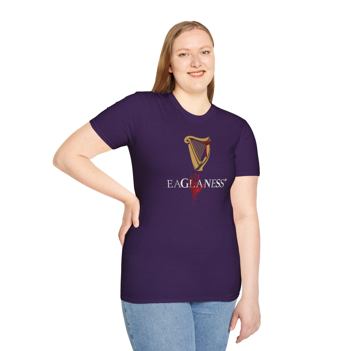 EAGLANESS 100% Cotton Unisex Softstyle T-Shirt