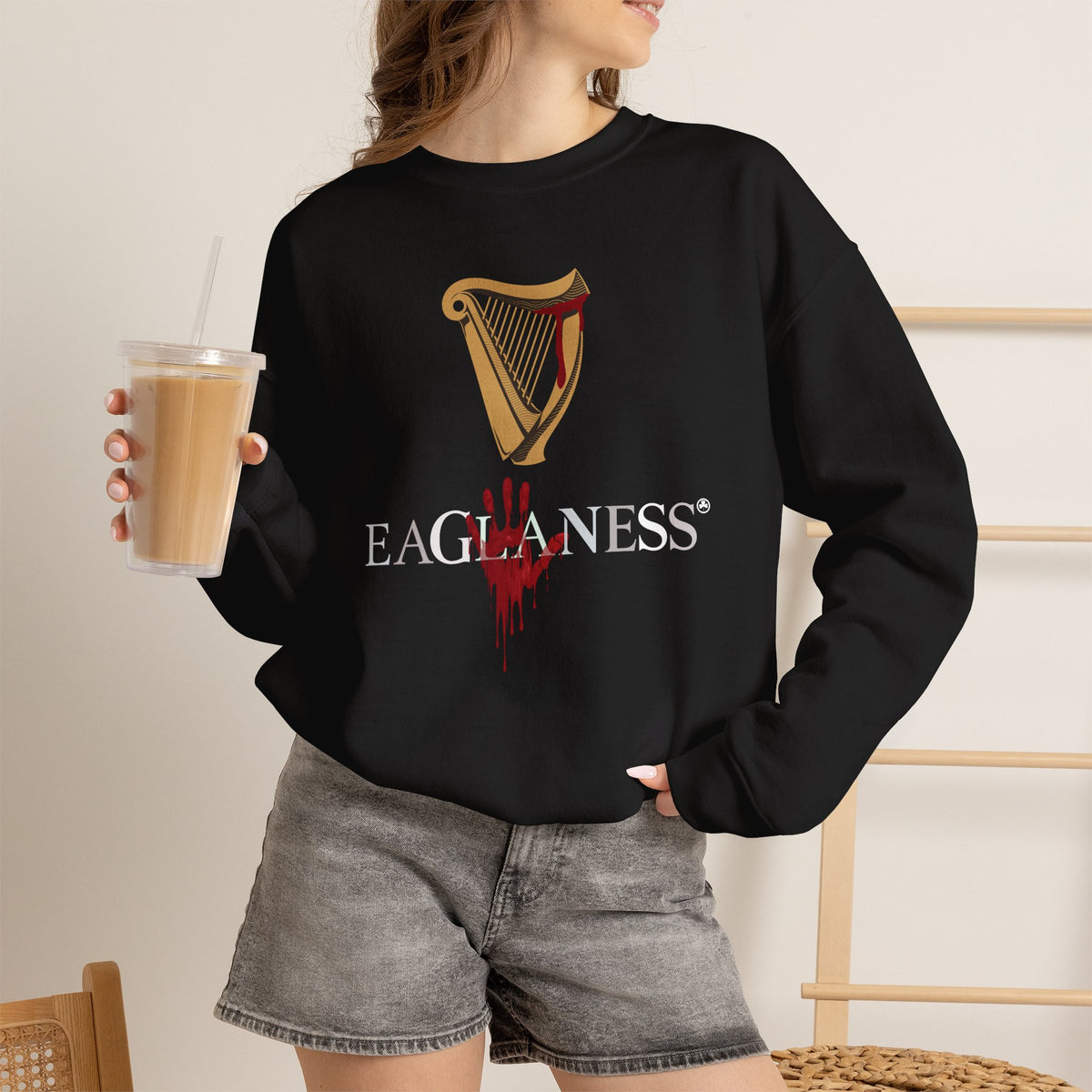EAGLANESS Unisex Heavy Blend Crewneck Sweatshirt